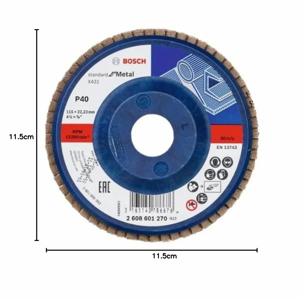 Bosch Tarcz Listk X431 PROST 115x22.23mm G40