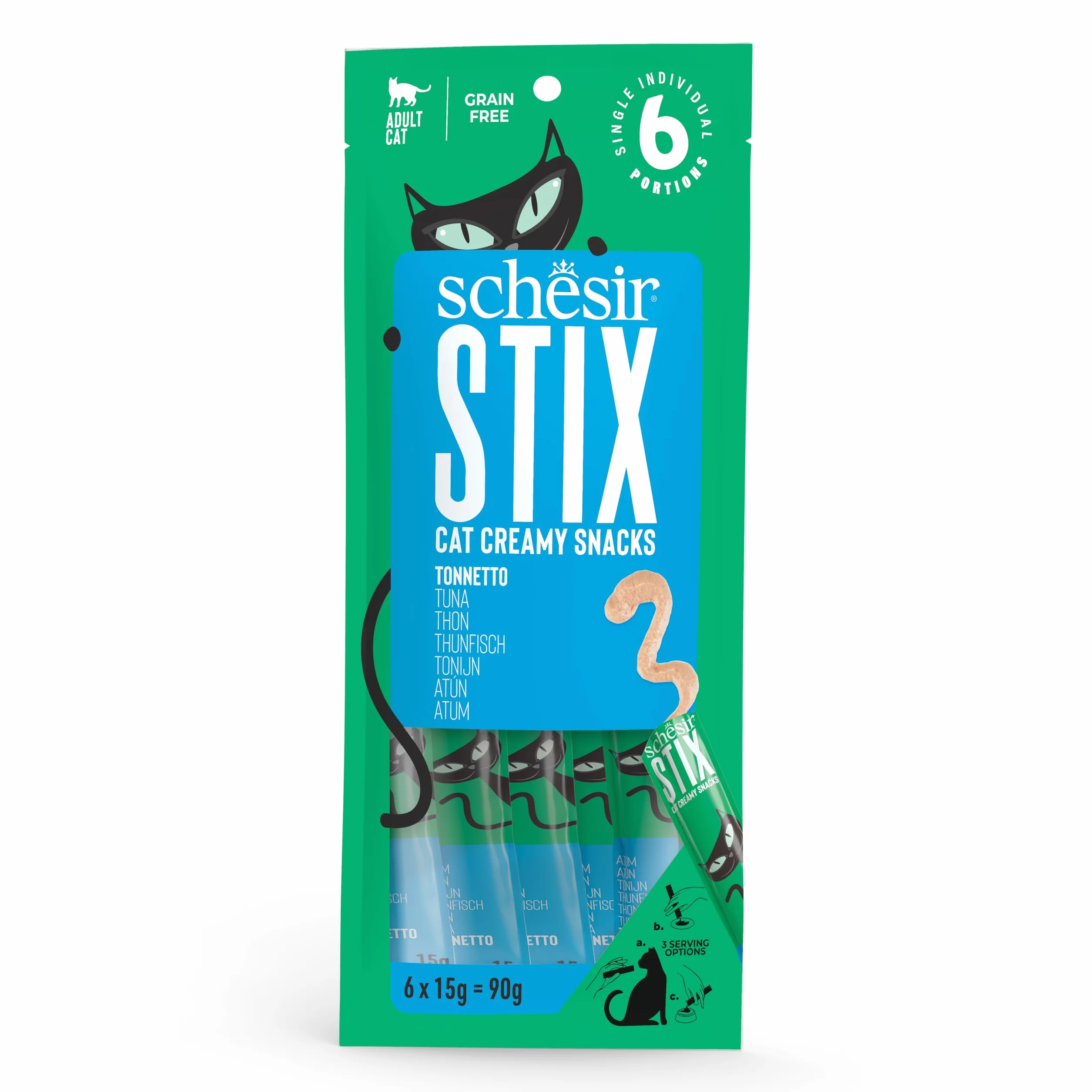 Schesir, Stix tuńczyk przekąska dla kota 12 x 6 x 15 g