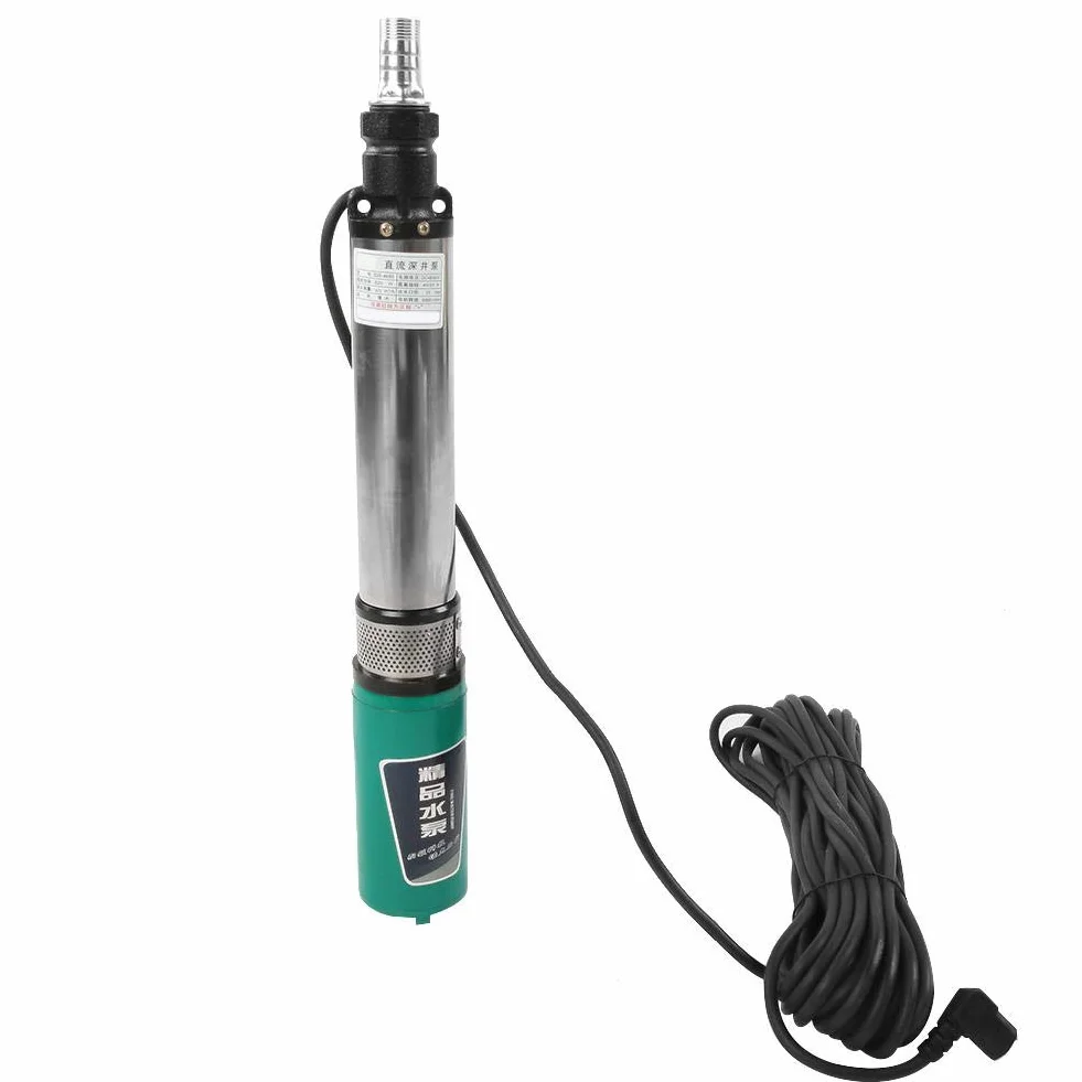 Pompa głębinowa solarna 48V 60V 4/5m³ 45/55m 0,5PS 1'' do studni