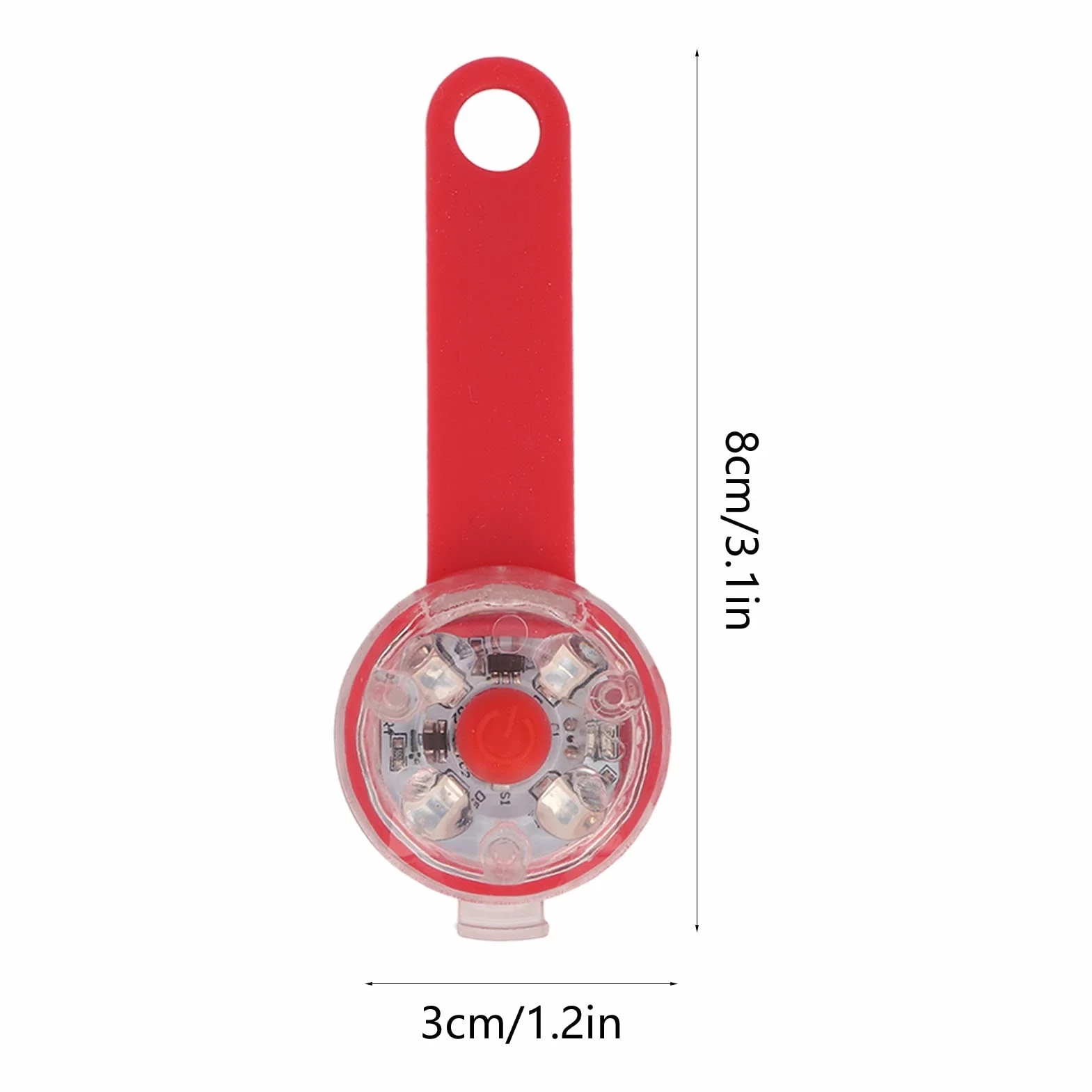 Obroża dla psa LED, lampa LED, lampka dla psa na nocne spacery, ładowana przez USB, IPX7, 3 tryby świecenia, obroża dla psa do torby dla zwierząt domowych, rower