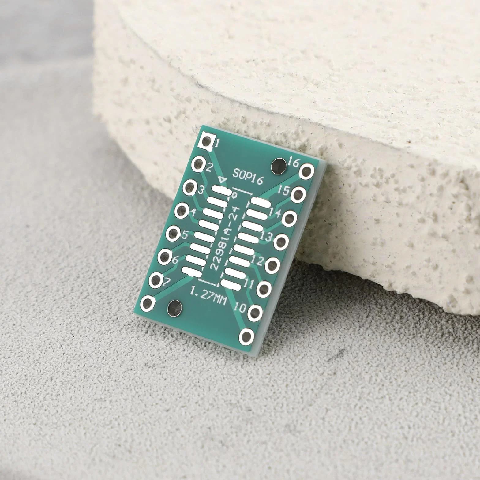 Płytka PCB SOP16 TSSOP16 do DIP-16 21 x 16 mm do modernizacji komponentów SMD