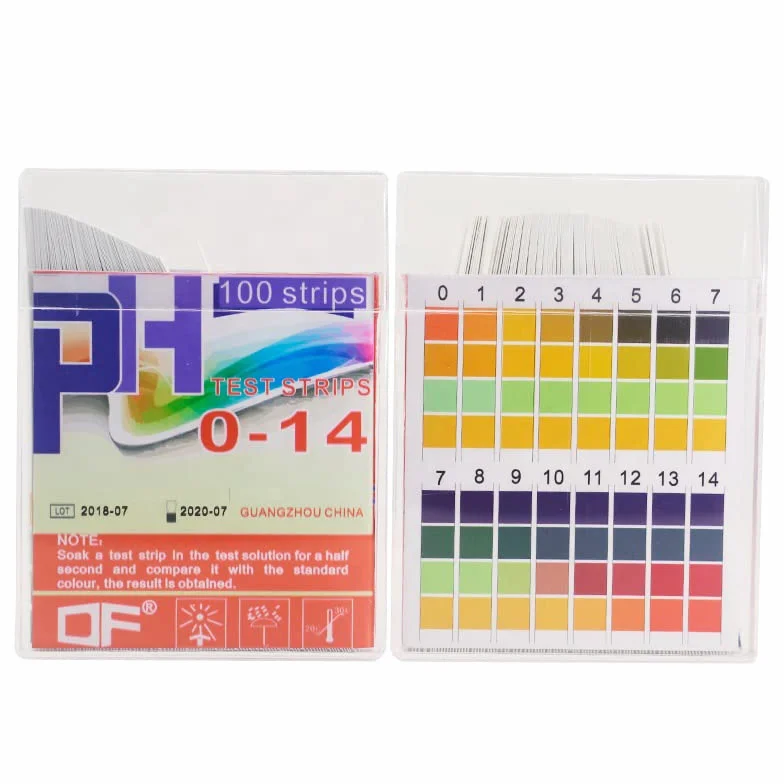 Alquera Tiras pomiarowe pH 0-14, 200 sztuk