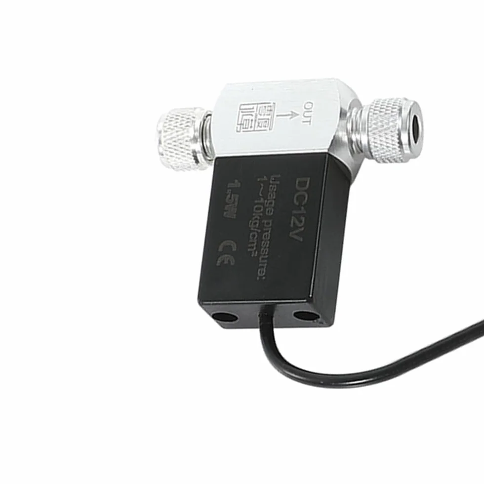 Zawór elektromagnetyczny CO2 DC 12 V z regulatorem czasowym, podwójna głowica do akwarium