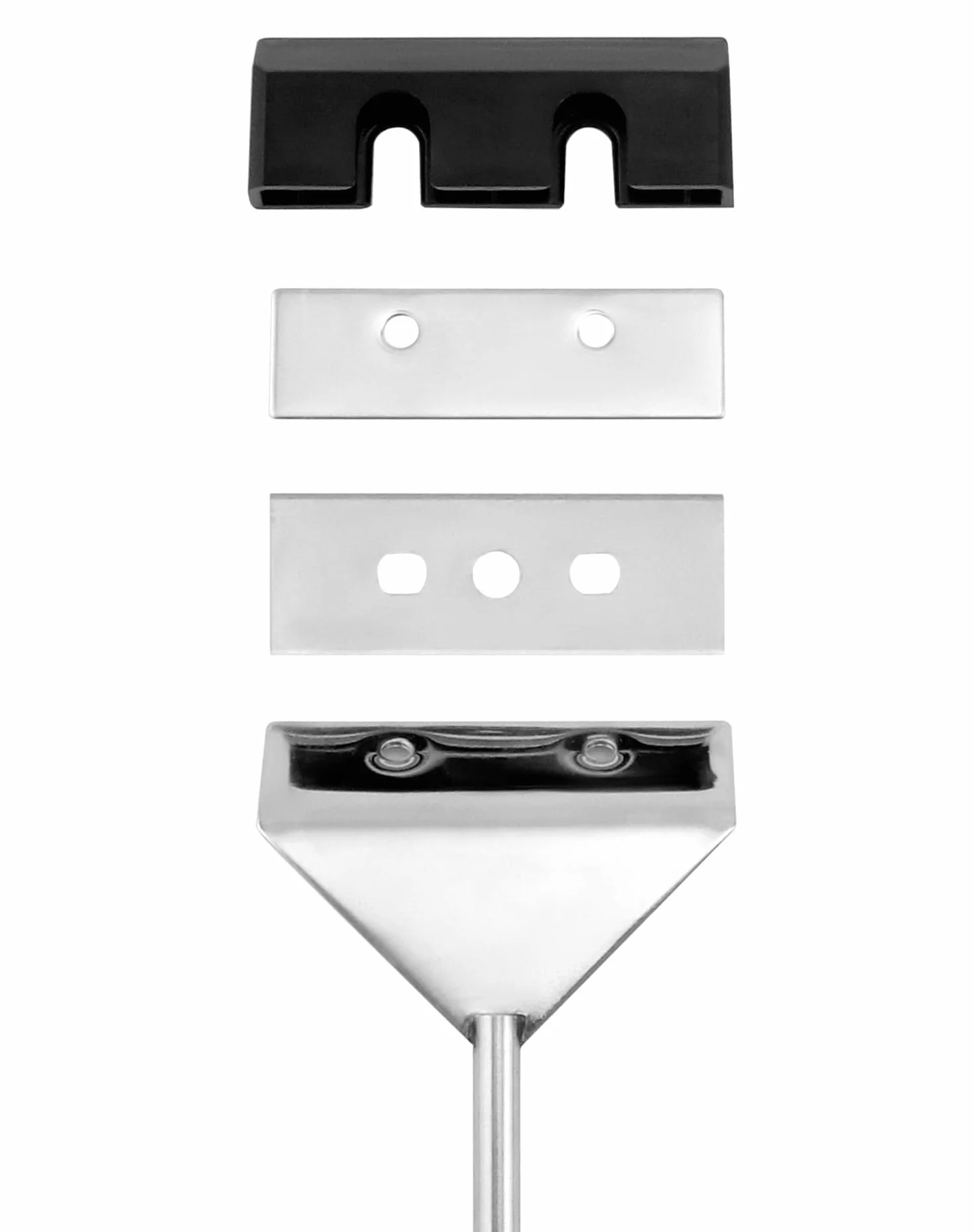 QWORK® 65 cm skrobaczka do alg ze stali nierdzewnej Środek do czyszczenia dysków akwariowych z 10 ostrzami, akcesoria do czyszczenia akwarium umożliwiające łatwe czyszczenie trudno dostępnych miejsc