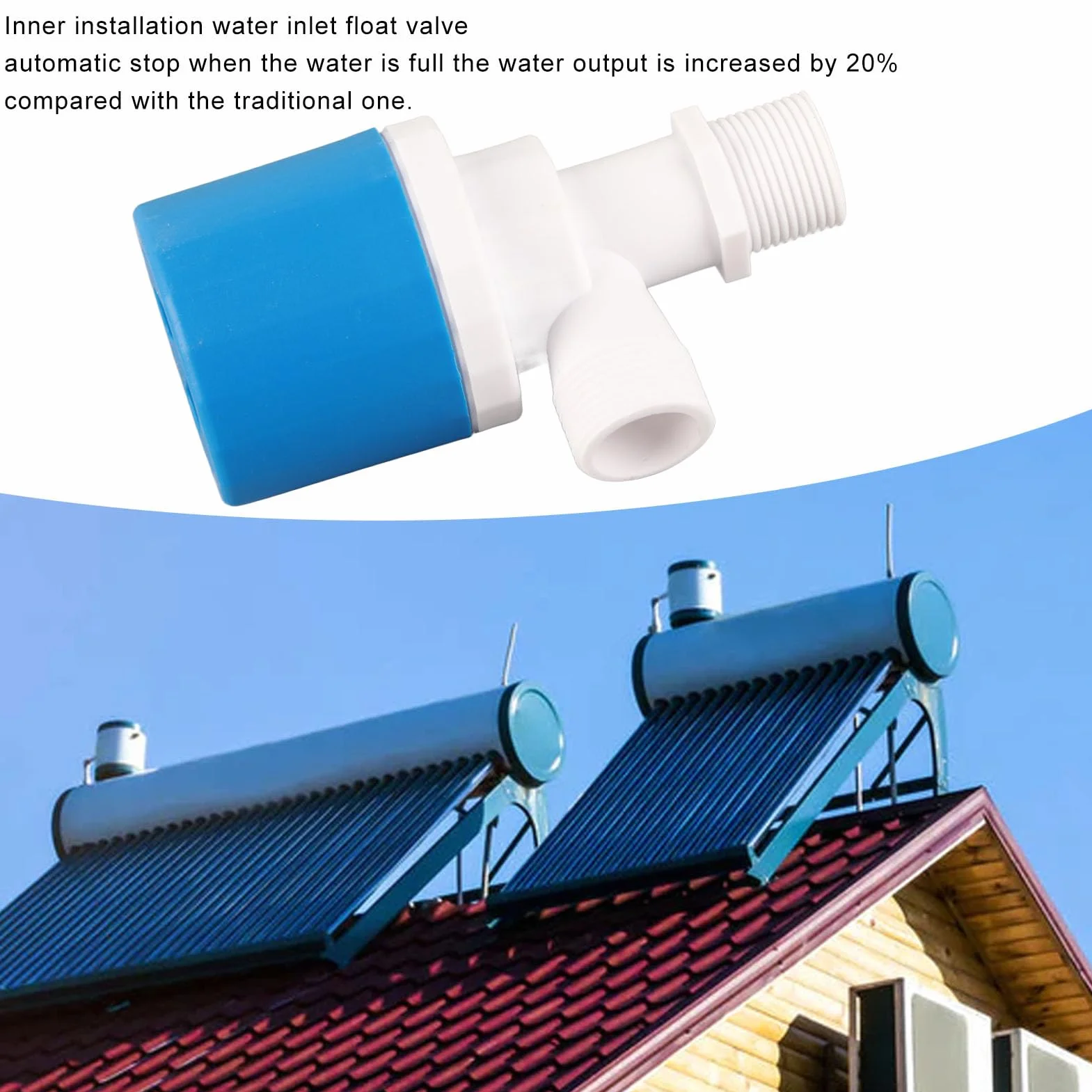 Automatyczny Zawór Pływakowy Nylon 304 Stal Nierdzewna 3/4" do Zbiornika Wody