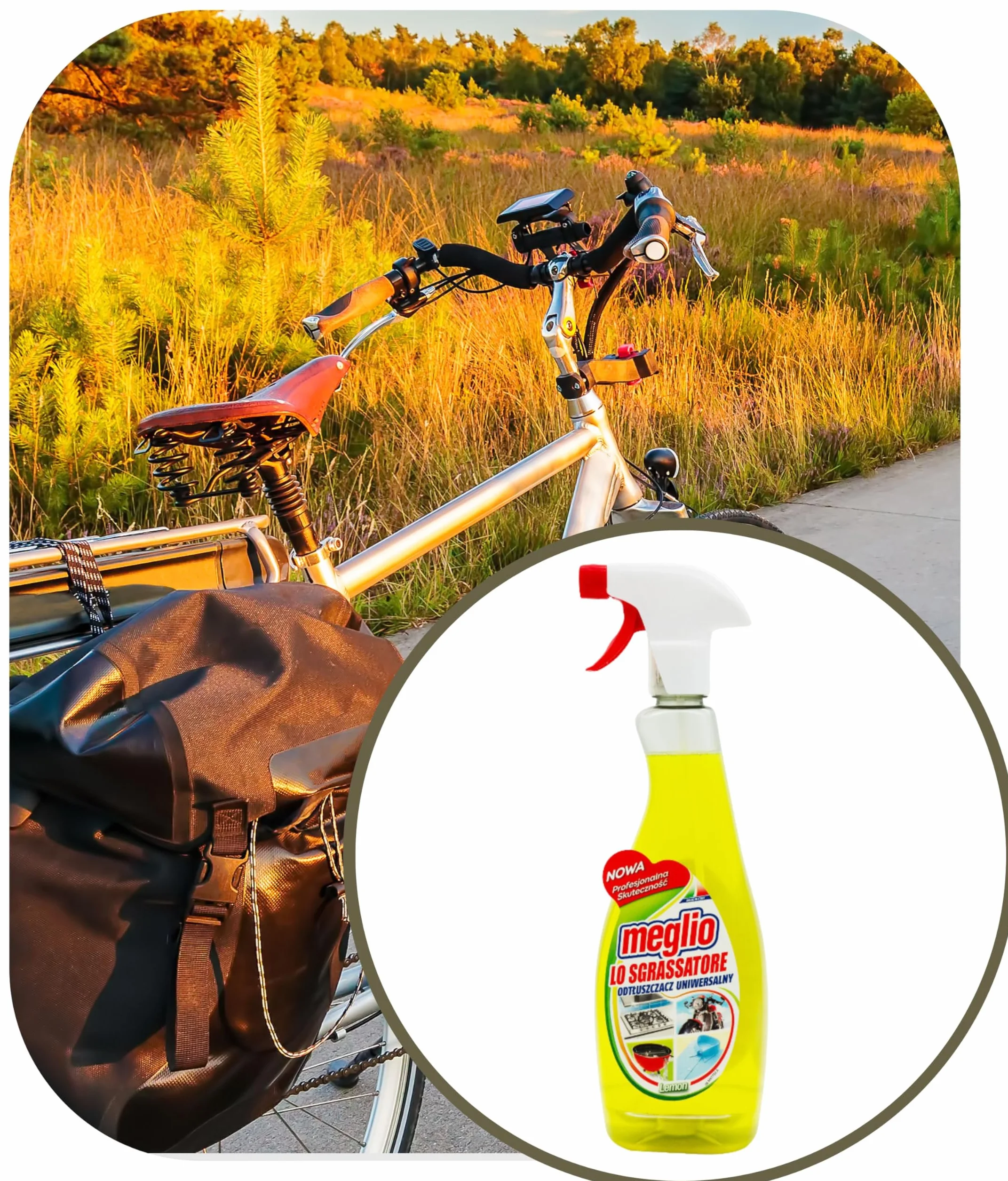 MEGLIO Odtłuszczacz uniwersalny Lemon, 750ml