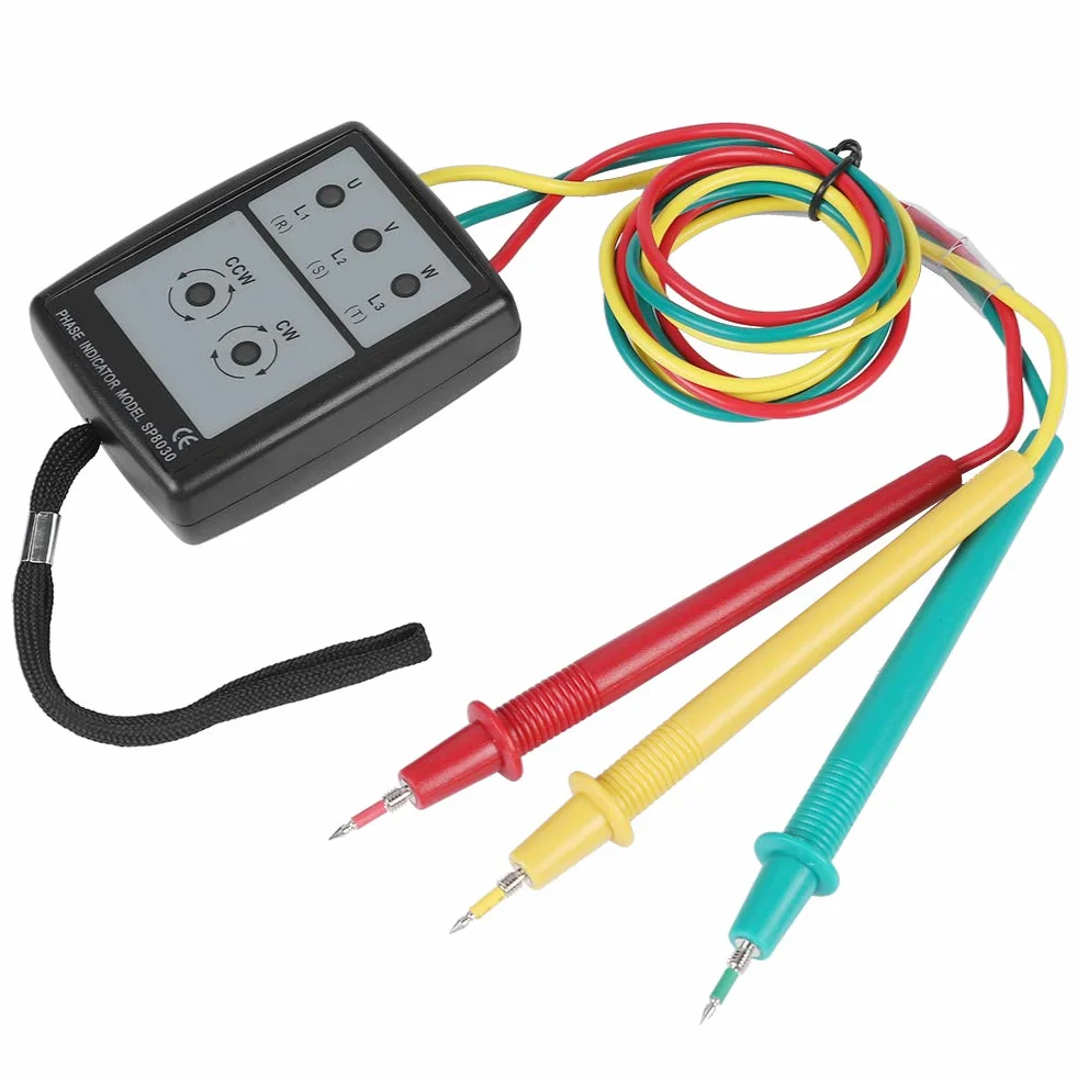 Cyfrowy Wskaźnik Rotacji Faz LED 200-480 V AC SP8030