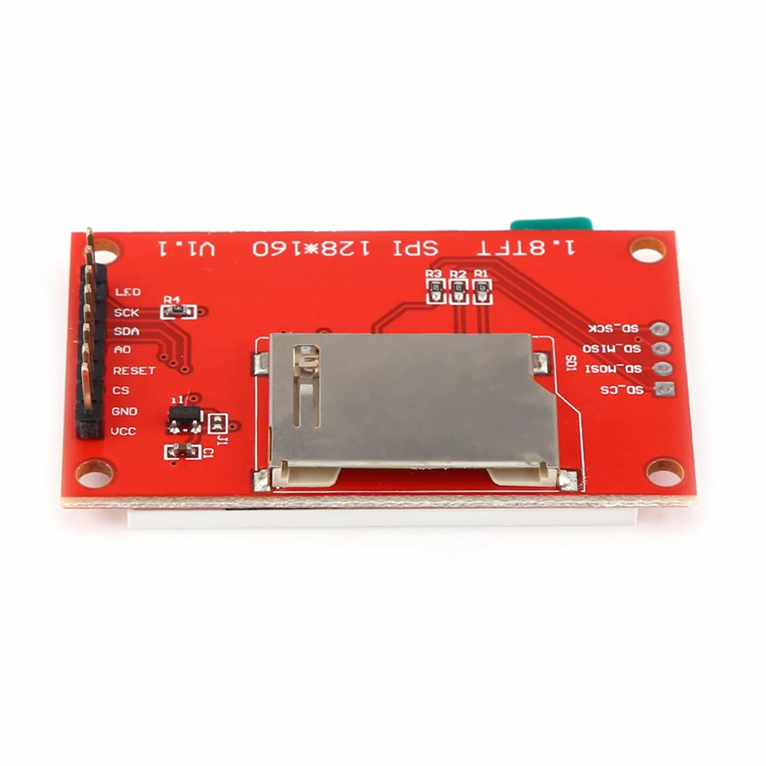 Wyświetlacz TFT LCD o Przekątnej 1,8 Cala dla ST7735, rozdzielczość 128x160, Kompatybilny z 51/AVR/STM32/8/16 Bitów