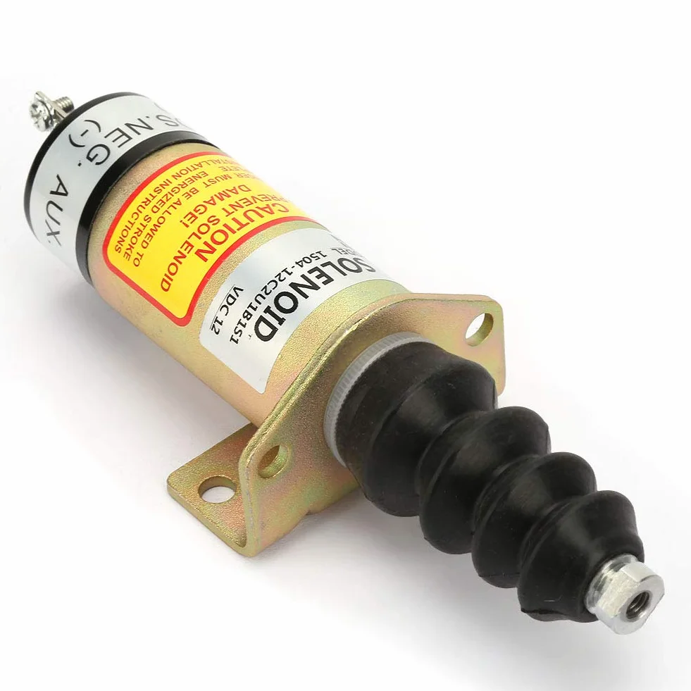 Elektromagnes Ciągnący 1504 12C2U1B1S1 12 V Stalowa Obudowa Zestaw Zamienny