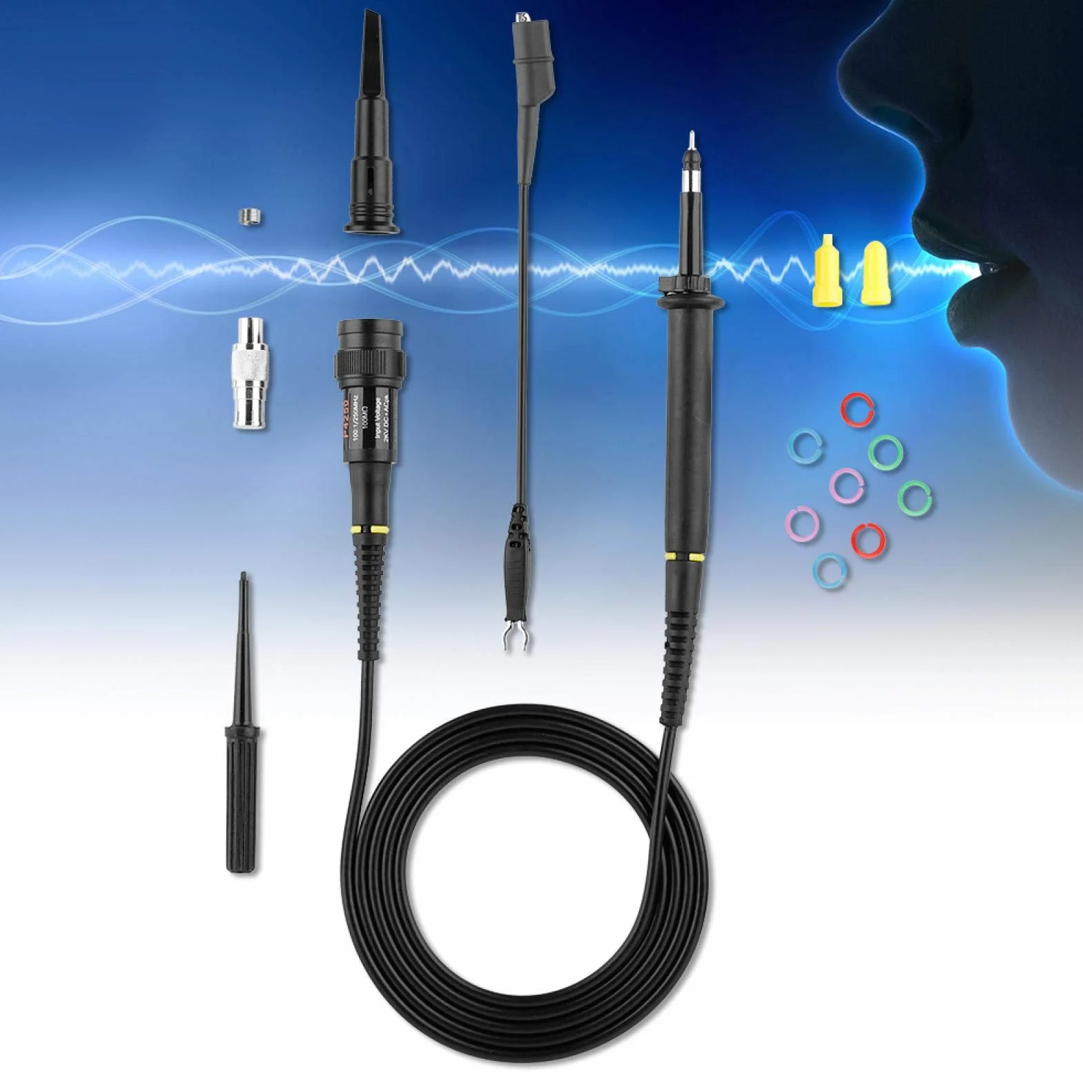 Akozon P4250 Sonda oscyloskopowa wysokiego napięcia 2KV 250 MHz 100:1 BNC