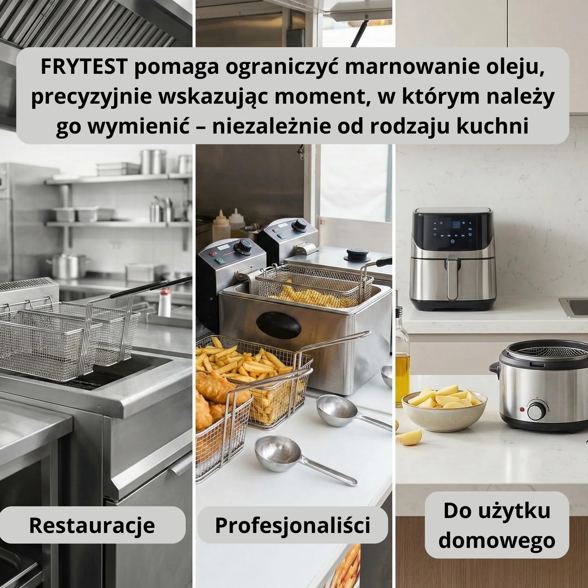Paski Testowe Oleju do Frytury FFA – Kontrola Jakości Oleju do Gastronomii i Kuchni – HACCP – 100 Pasków – Produkcja Certyfikowana ISO 9001