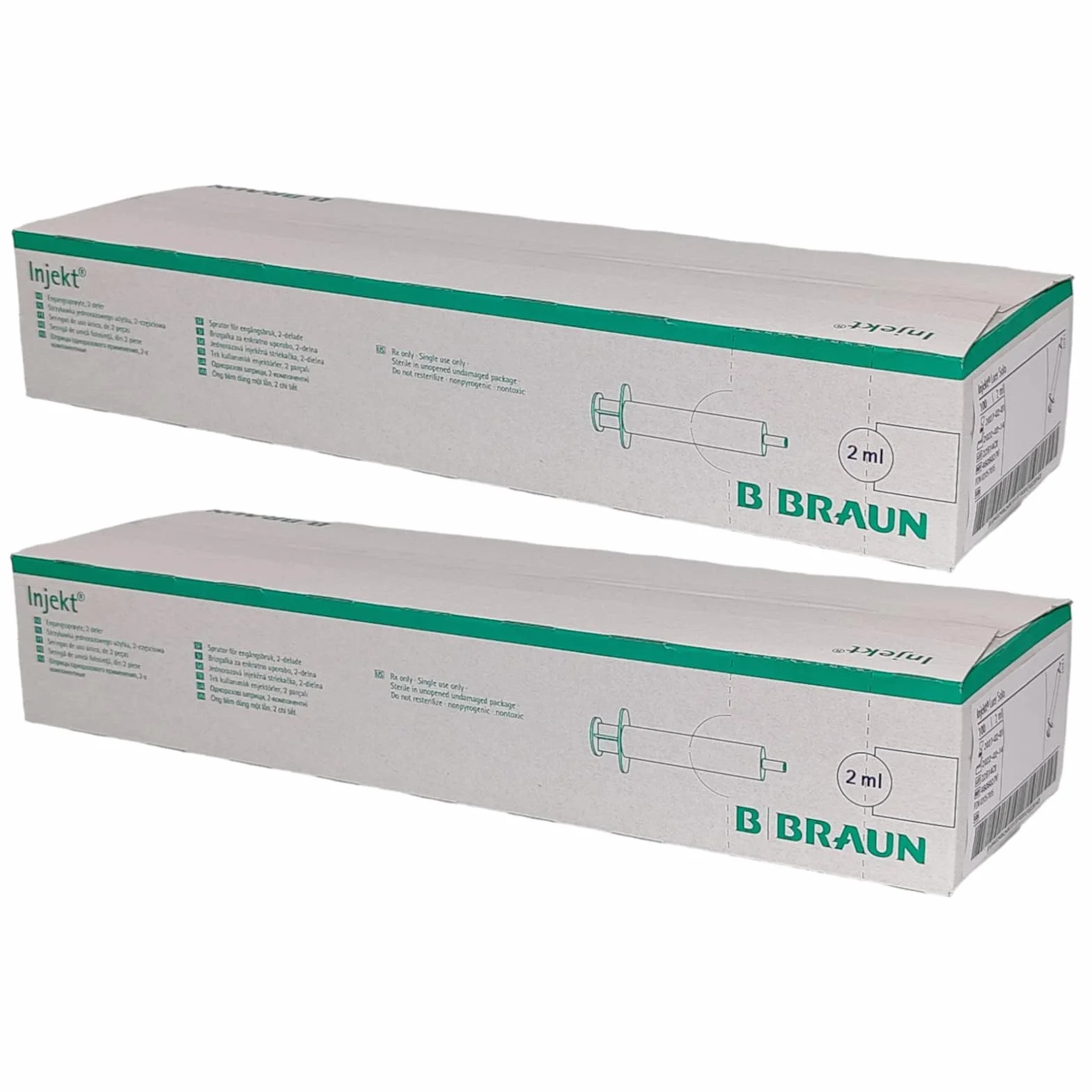 B Braun INJEKT strzykawka jednorazowa 2 ml