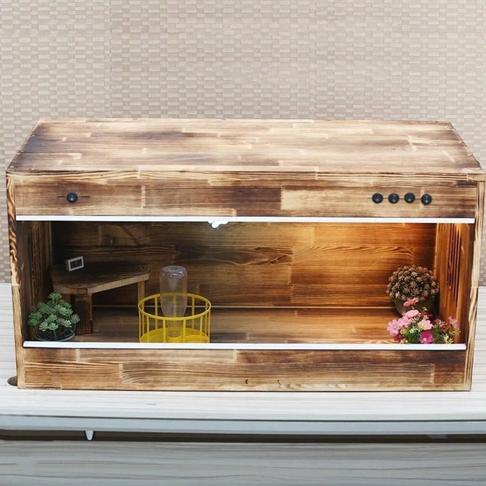 Artykuły dla zwierząt Zbiornik na płazy, Terrarium dla gadów biurowych, Pudełko siedliskowe dla gadów, Pudło do hodowli gadów