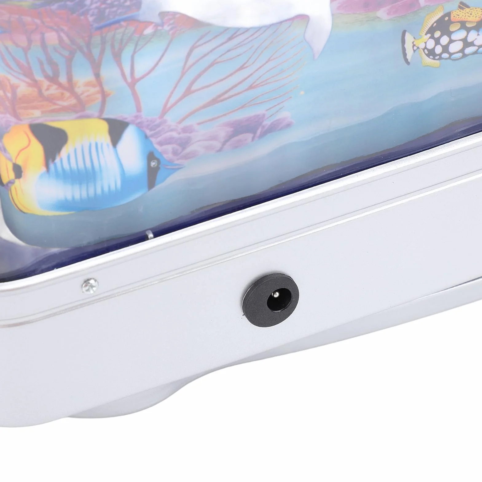 Fake Fish Tank Mini akwarium, sztuczne tropikalne ryby, dekoracyjna lampka nocna do akwarium z ruchomą rybą dla niemowląt, zasilanie USB 5 V
