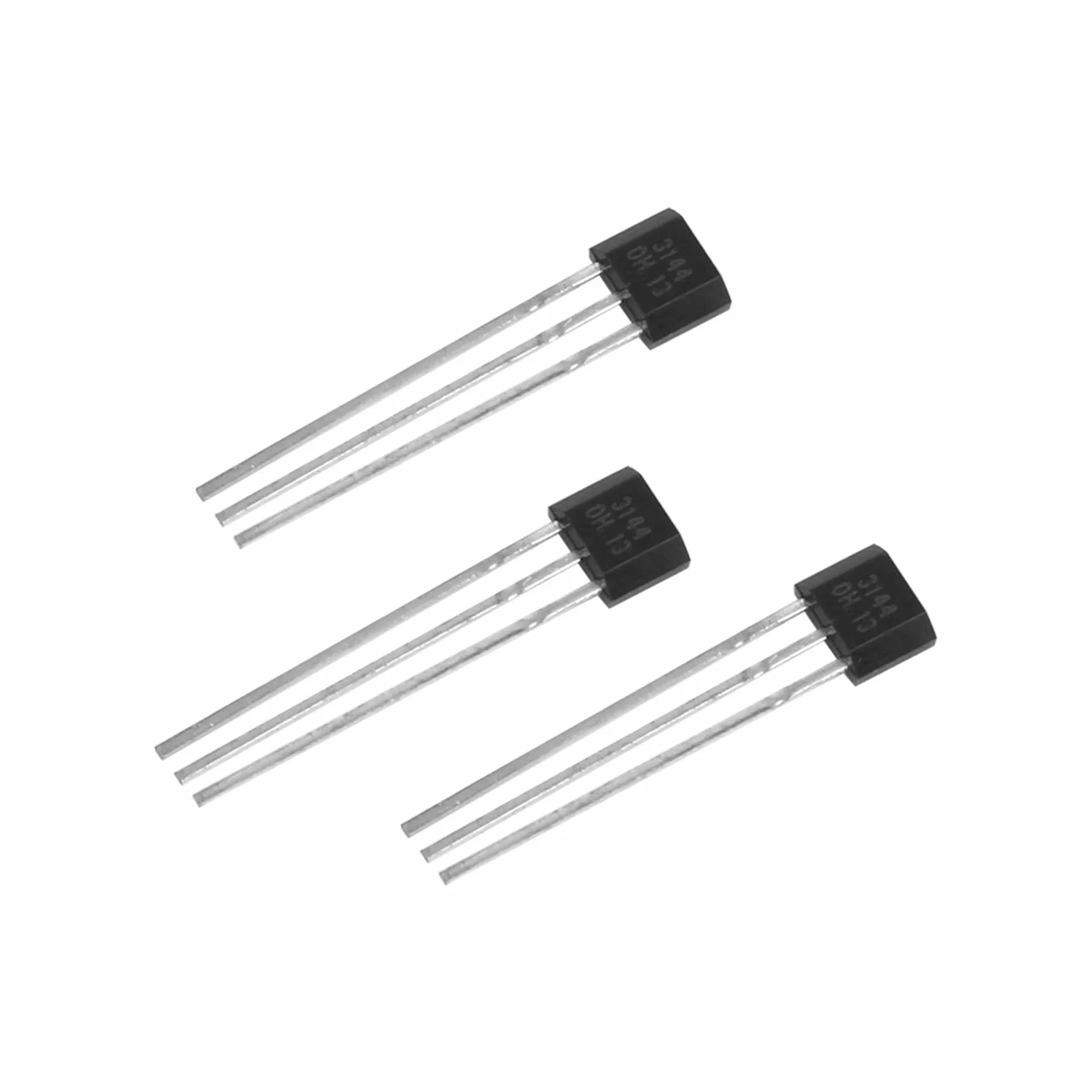 10 sztuk/partia A3144 3144E OH3144E 3-pinowy TO-92UA SIP Czujnik efektu Halla przełącznik do zabawek elektronicznych i sprzętu sportowego