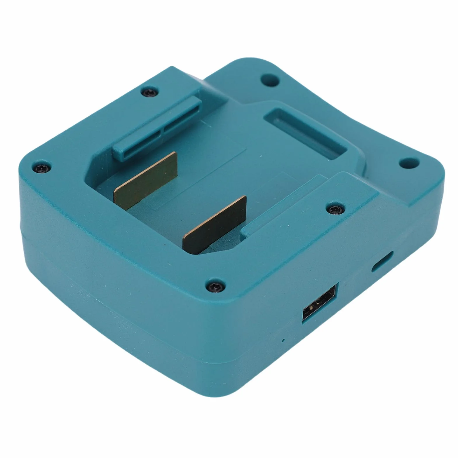 Fafeicy Bezprzewodowa ładowarka do Telefonu Adapter Baterii 15 W Bezprzewodowe ładowanie USB Typu C Porty USB DC Kompatybilne z baterią PARKSIDE X20V TEAM PAP20A1 PAP20A3 PAP20B1 PAP20B3