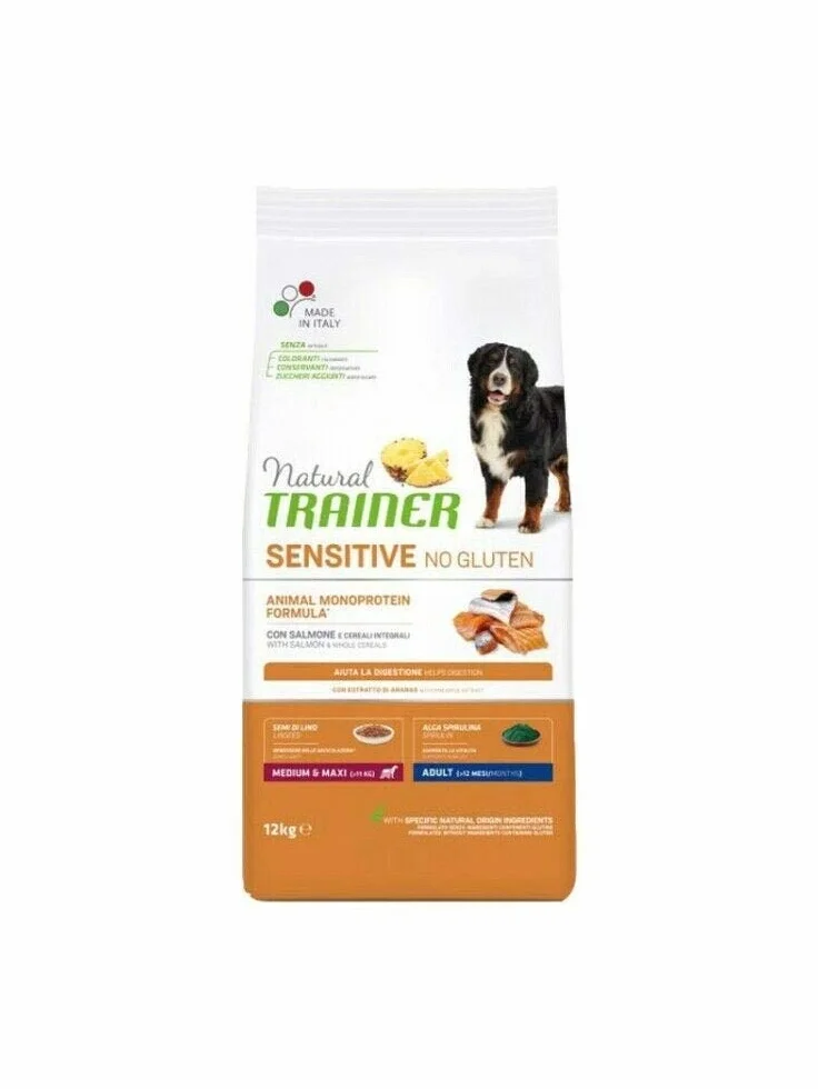 Trener CROCCANTINI dla psa kg. 12 Natural Sensitive No Gluten M/Maxi