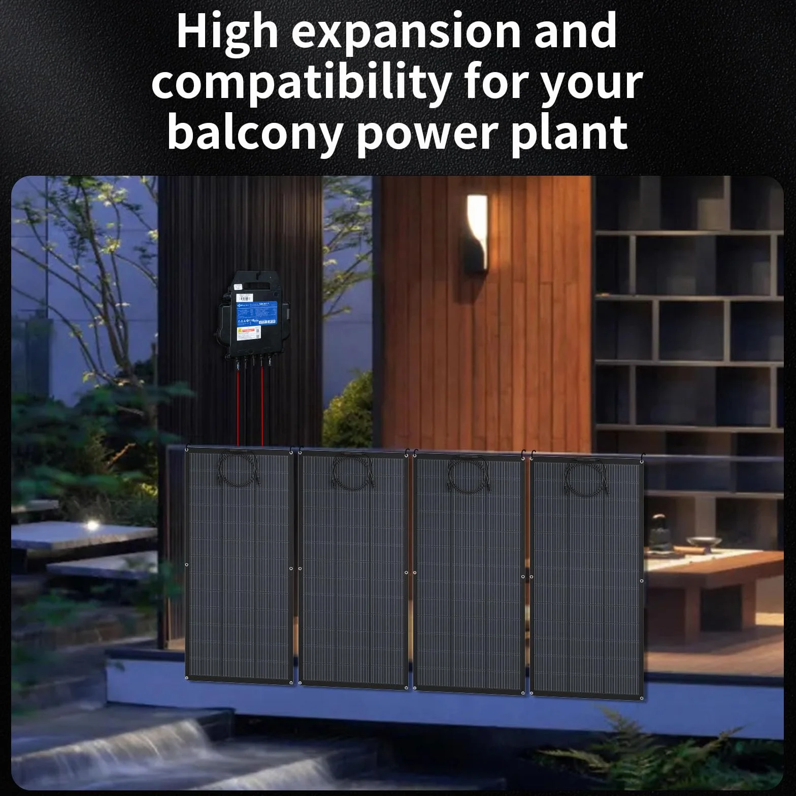 ECO-WORTHY Elastyczny panel słoneczny 400 W, 24 V, materiał ETFE 18BB, ogniwo mono 18BB, 25% wysoka konwersja, na balkon, do kampera, łodzi, dachu, na kemping, do domu, jachtu, nierównych powierzchni