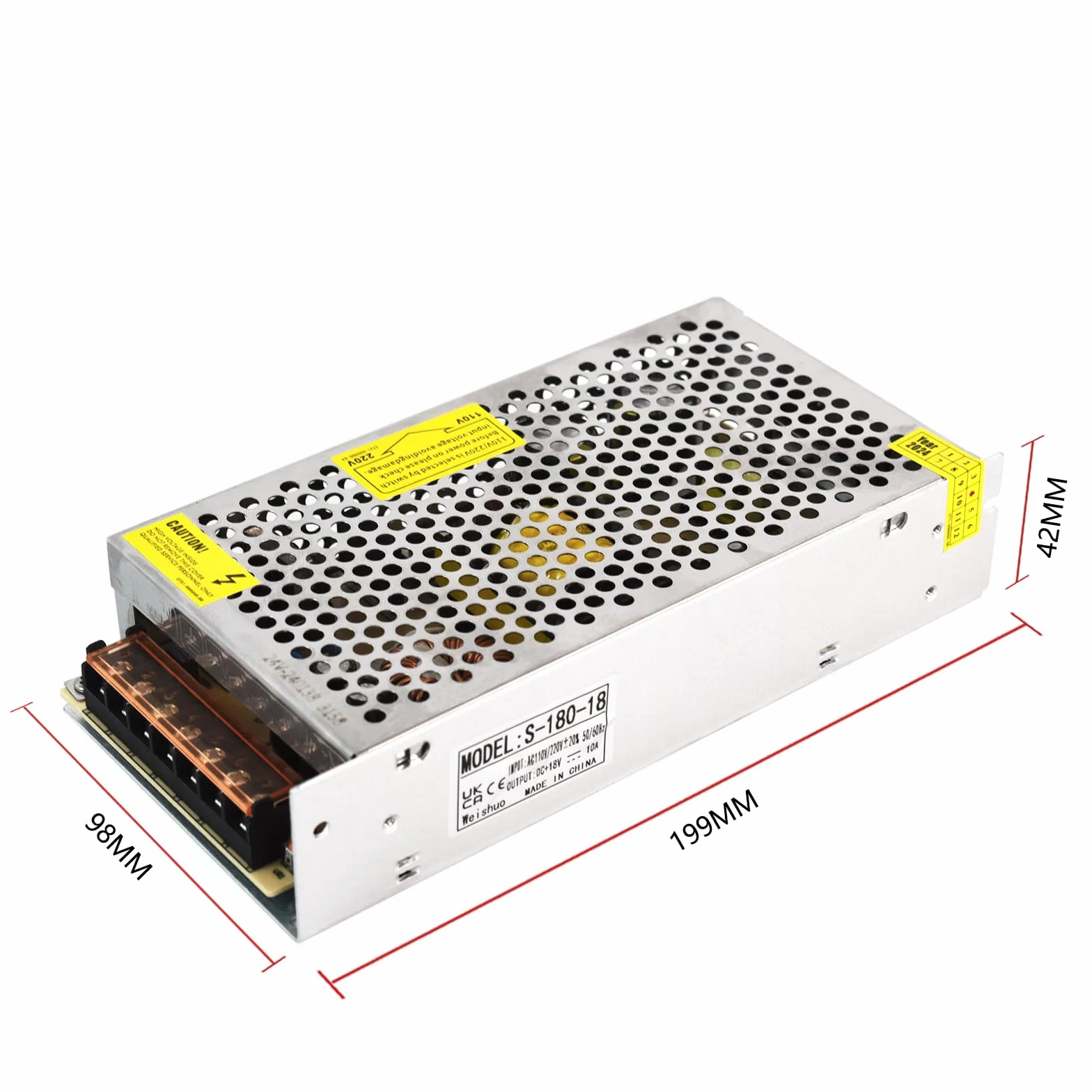 Zasilacz 18V 10A Przełączanie Zasilanie AC 110/220 V na DC 18V 180W Transformator