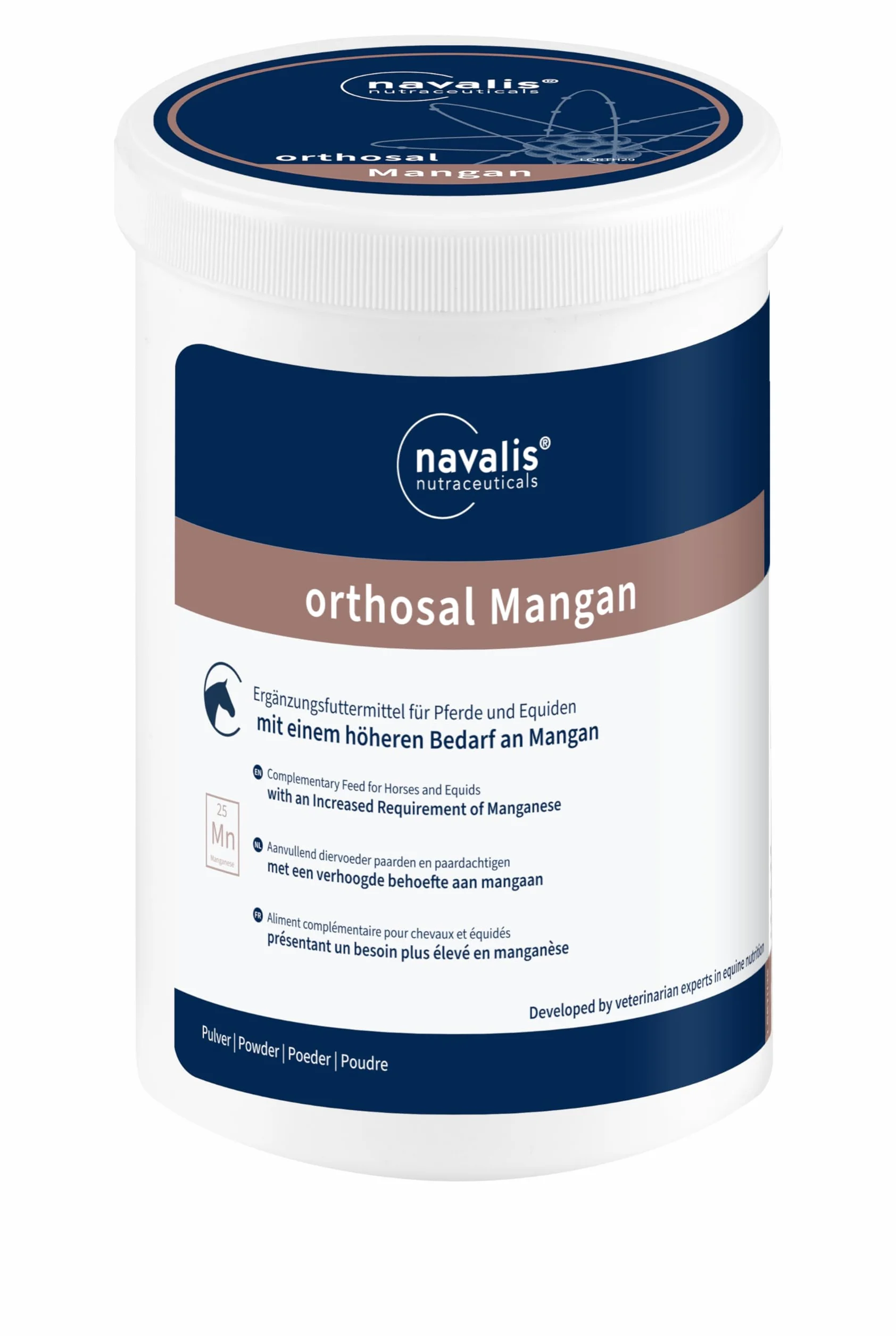 navalis orthosal Mangan Horse – karma uzupełniająca dla koni, opcja: 1000 g