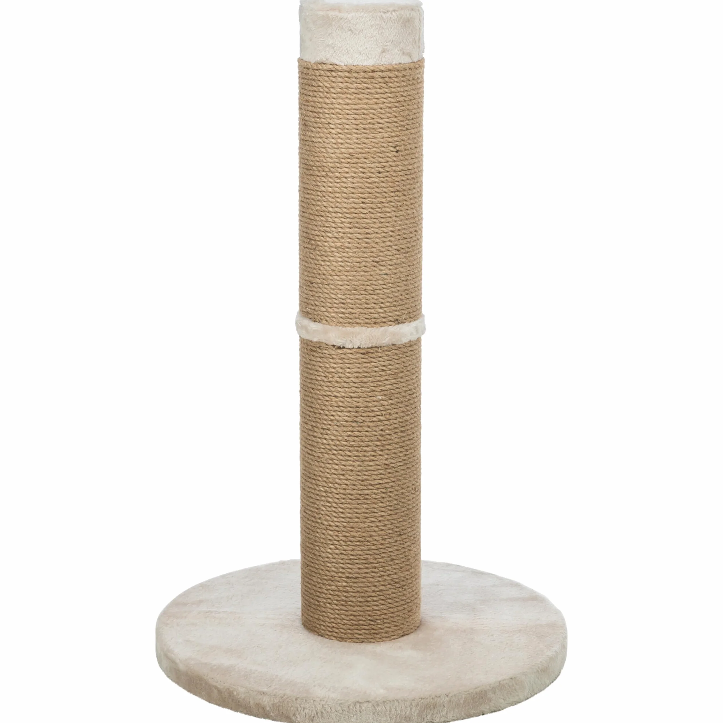 TRIXIE Rue Griffoir XXL z sizalu dla dużych kotów, pluszowa podstawa, beżowa, 80 cm
