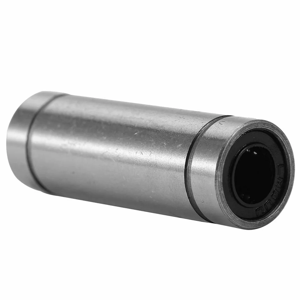 Liniowe łożyska kulkowe, 6 szt. LM8LUU długie liniowe łożyska kulkowe, średnica wewnętrzna 8 mm, średnica zewnętrzna 15 mm, do drukarki 3D 8 mm, osi/pręt, maszyna do grawerowania