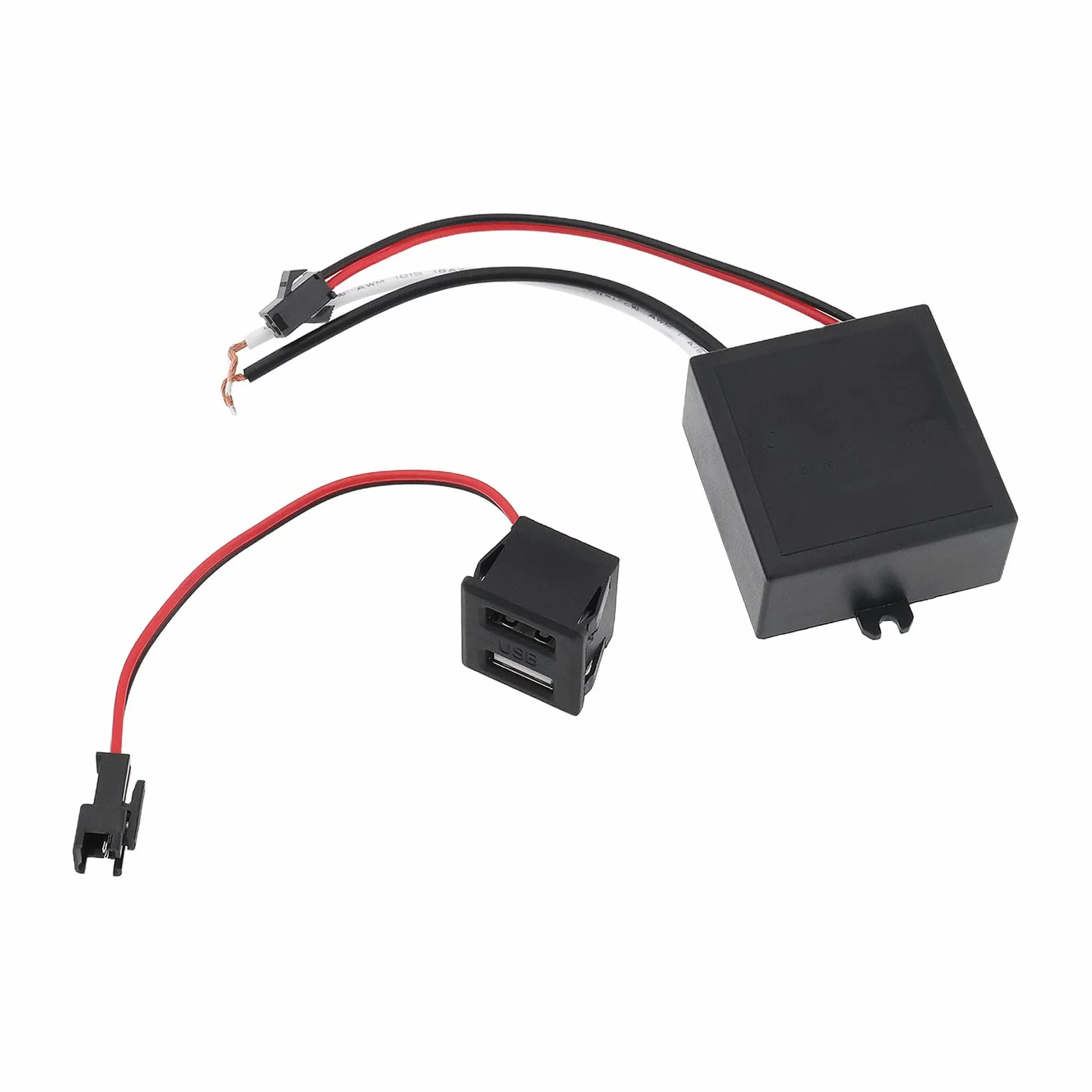 Zasilacz USB konwerter 100-240 V do 5 V 2,1 A wbudowane złącze oświetlenie