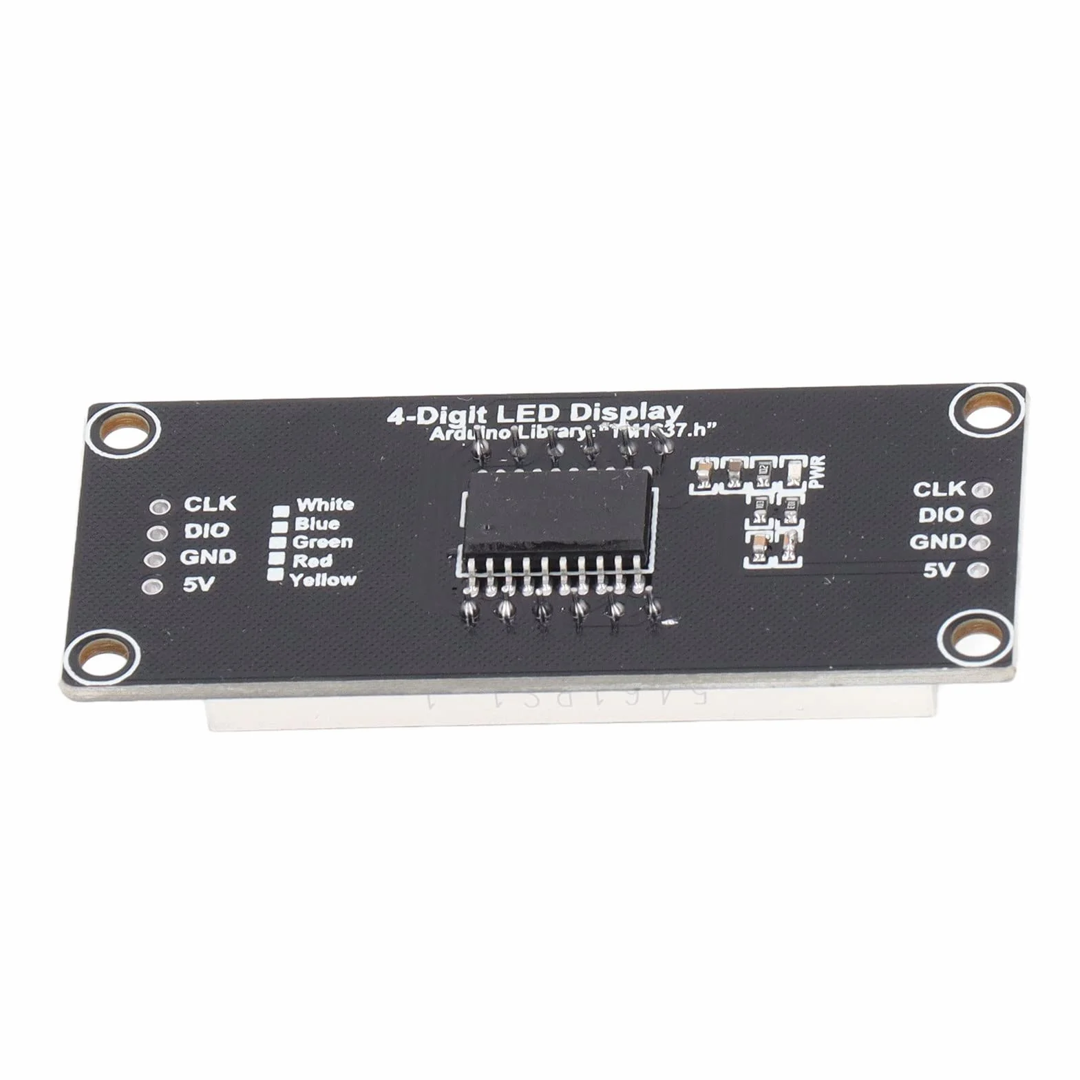 Moduł Wyświetlacza Segmentowego LED TM1637 4-cyfrowy 0,56in Zestaw Czerwony