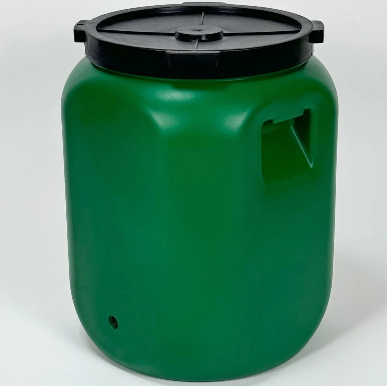 F & R Kanister na wodę z kranem 60 l HDPE zbiornik na deszczówkę z pokrywką zielony