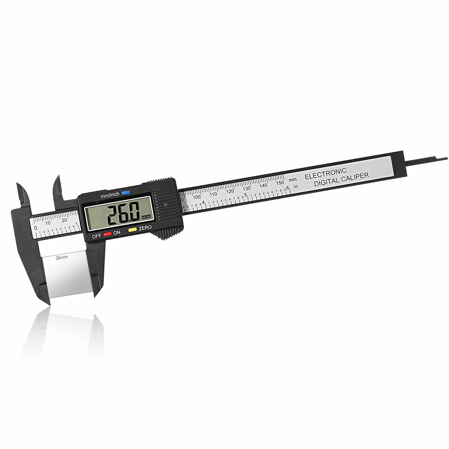 Vinabo Cyfrowa suwmiarka 150 mm/6" z dużym wyświetlaczem LCD