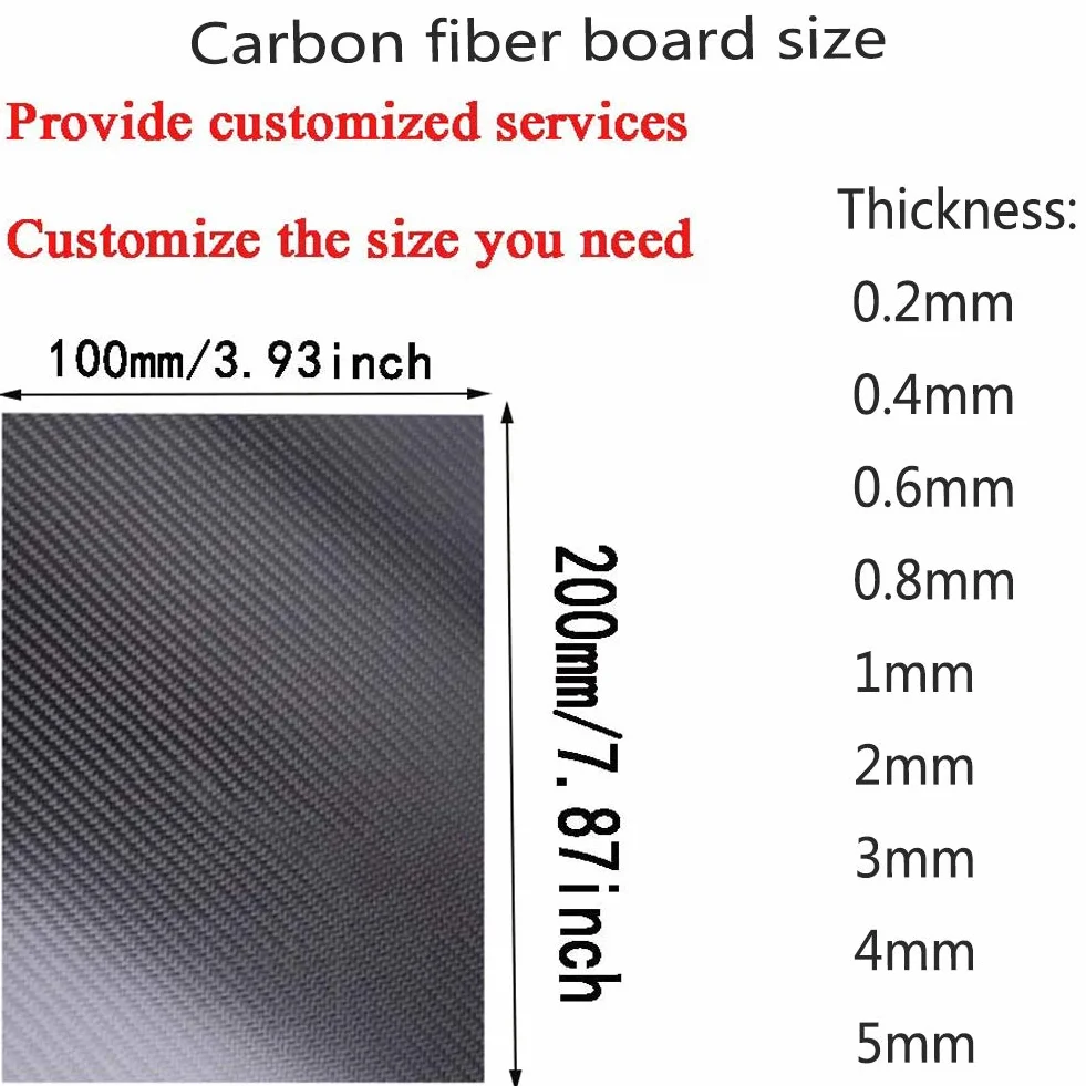 Płyta z włókna węglowego 0,8 mm x 300 mm x 500 mm, splot diagonalny matowe wykończenie