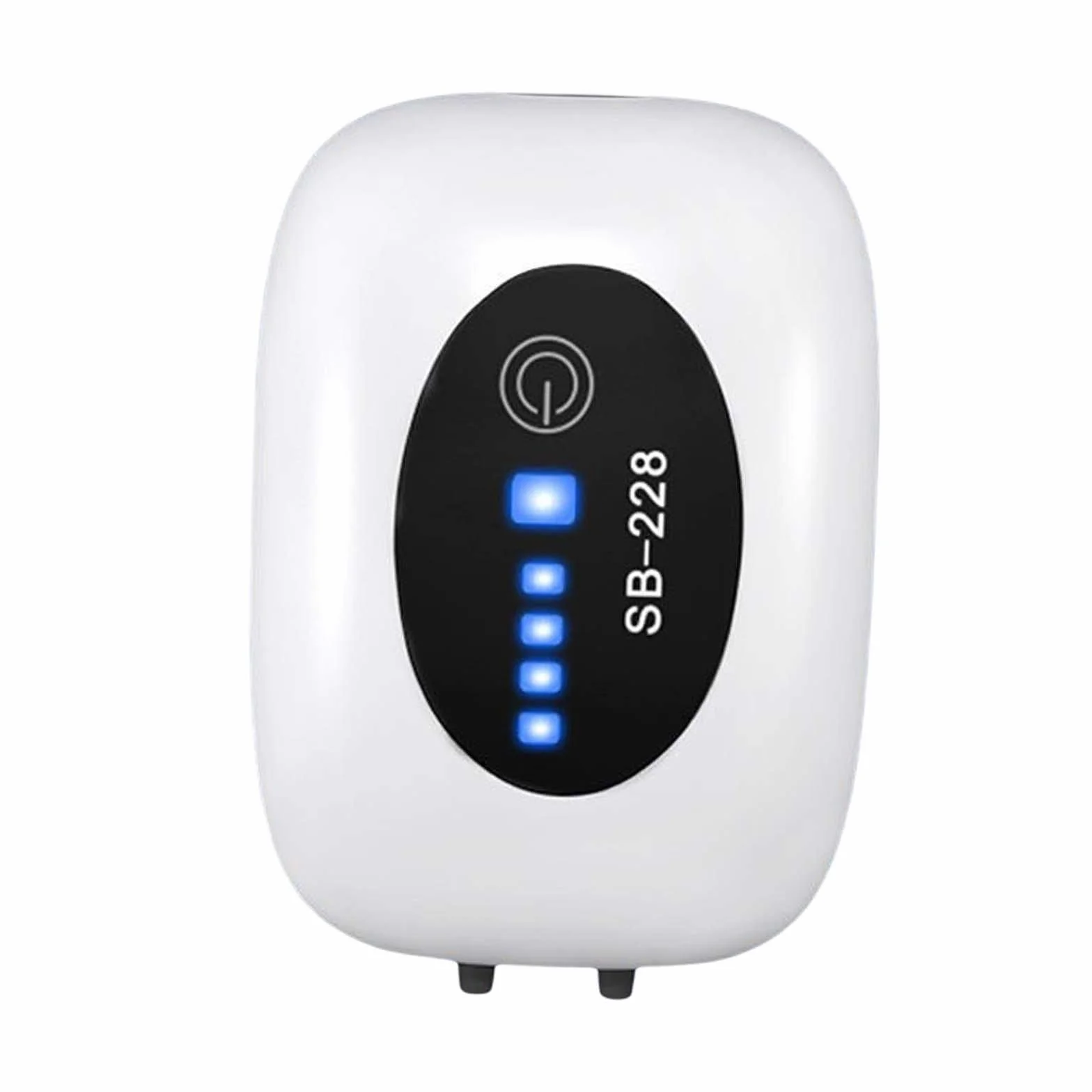 Pompka powietrza do akwarium USB, cichy napowietrzacz do akwarium Kompaktowy wąż z pęcherzykami powietrza z rurką Cichy mini napowietrzacz do ryb do transportu na zewnątrz (podwójny otwór)