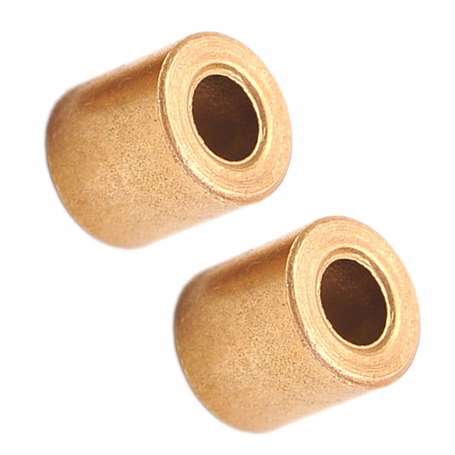 Othmro Tuleje tuleje łożyska samosmarujące w proszku metalurgiczna cyna brąz 4 mm otwór x 8 mm średnica zewnętrzna x 8 mm długość 10 szt