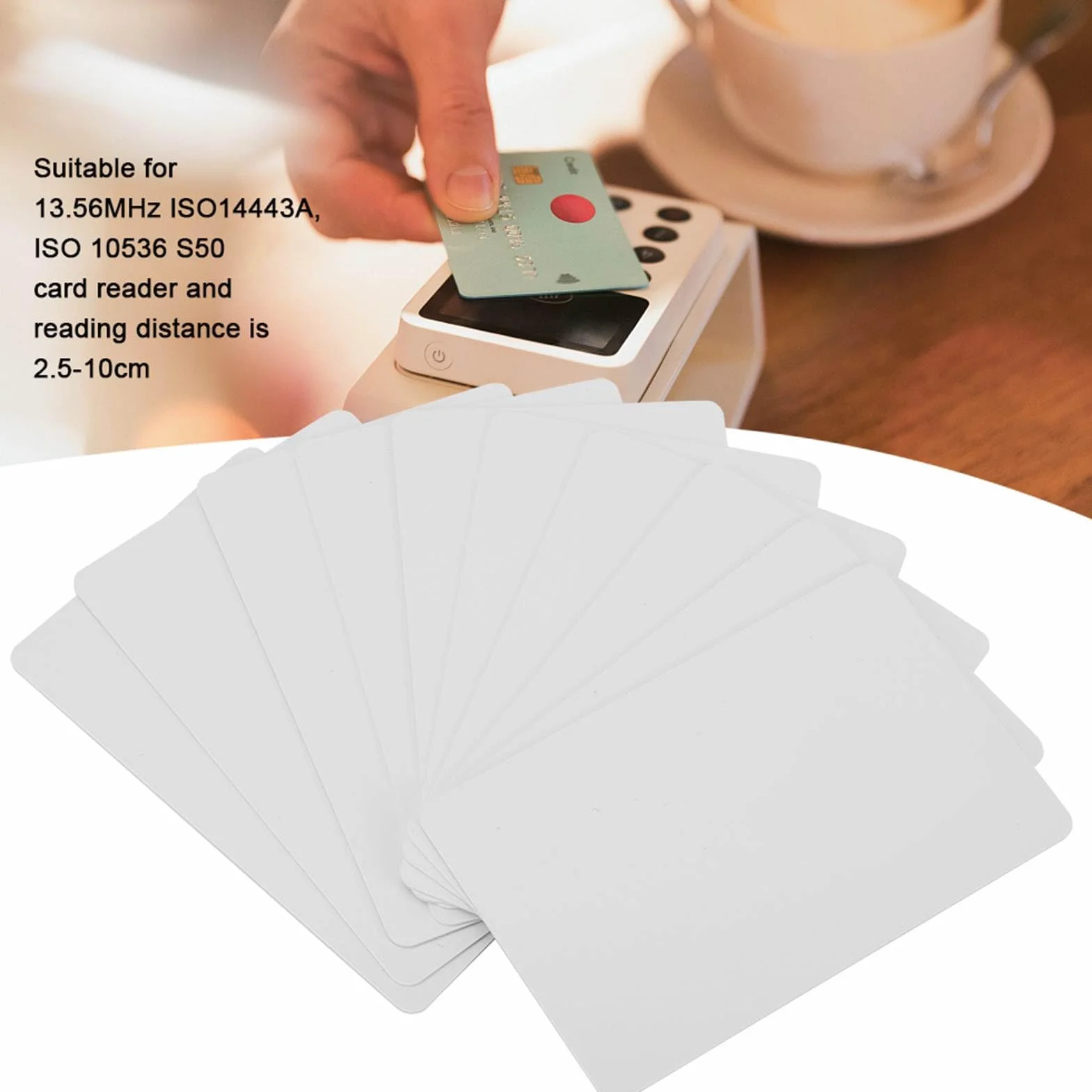 RFID Contactless NFC Access Card 13.56MHz ISO14443 S50 Pack of 10