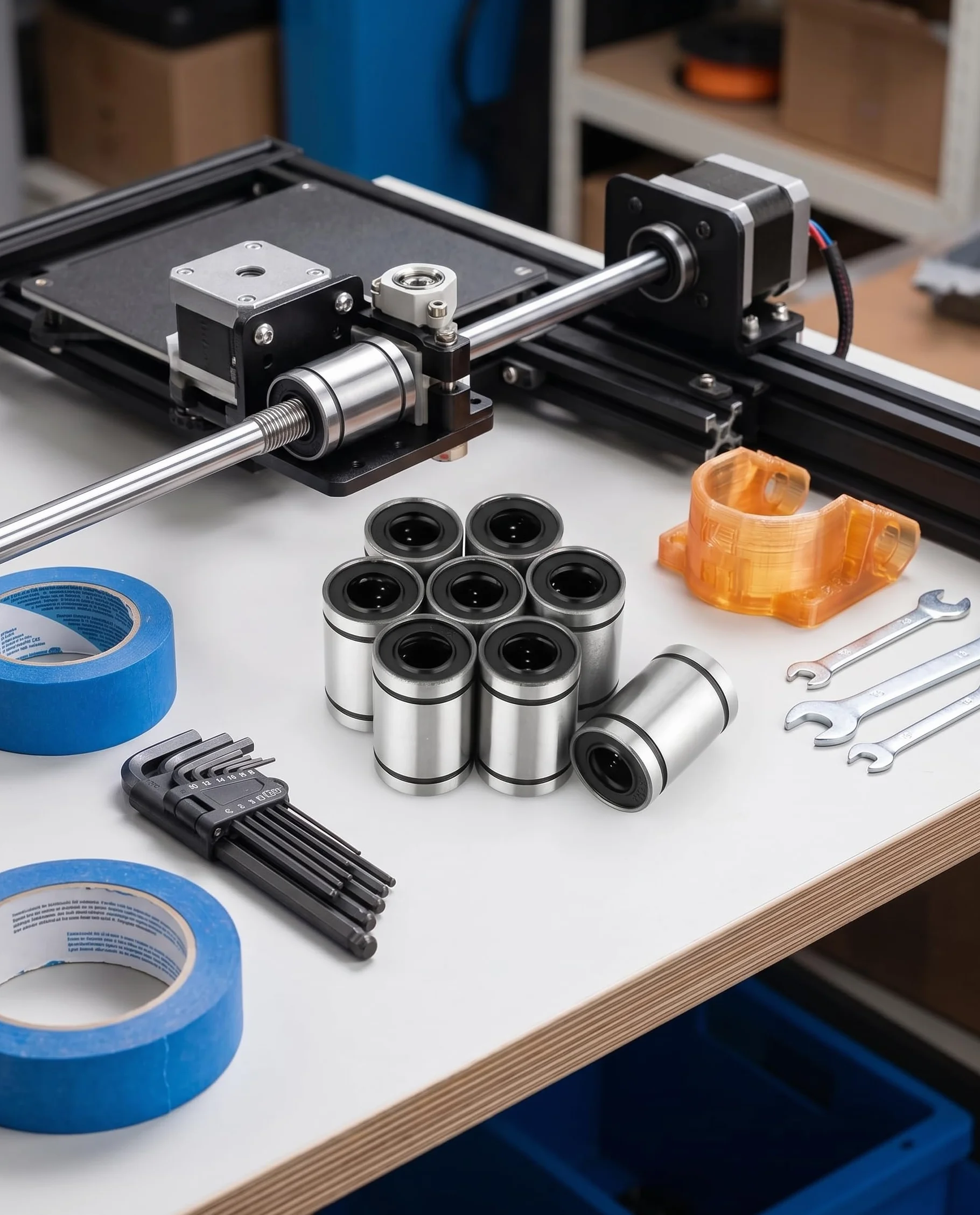 Linearne łożyska kulkowe LM10UU 10 mm do drukarki 3D CNC