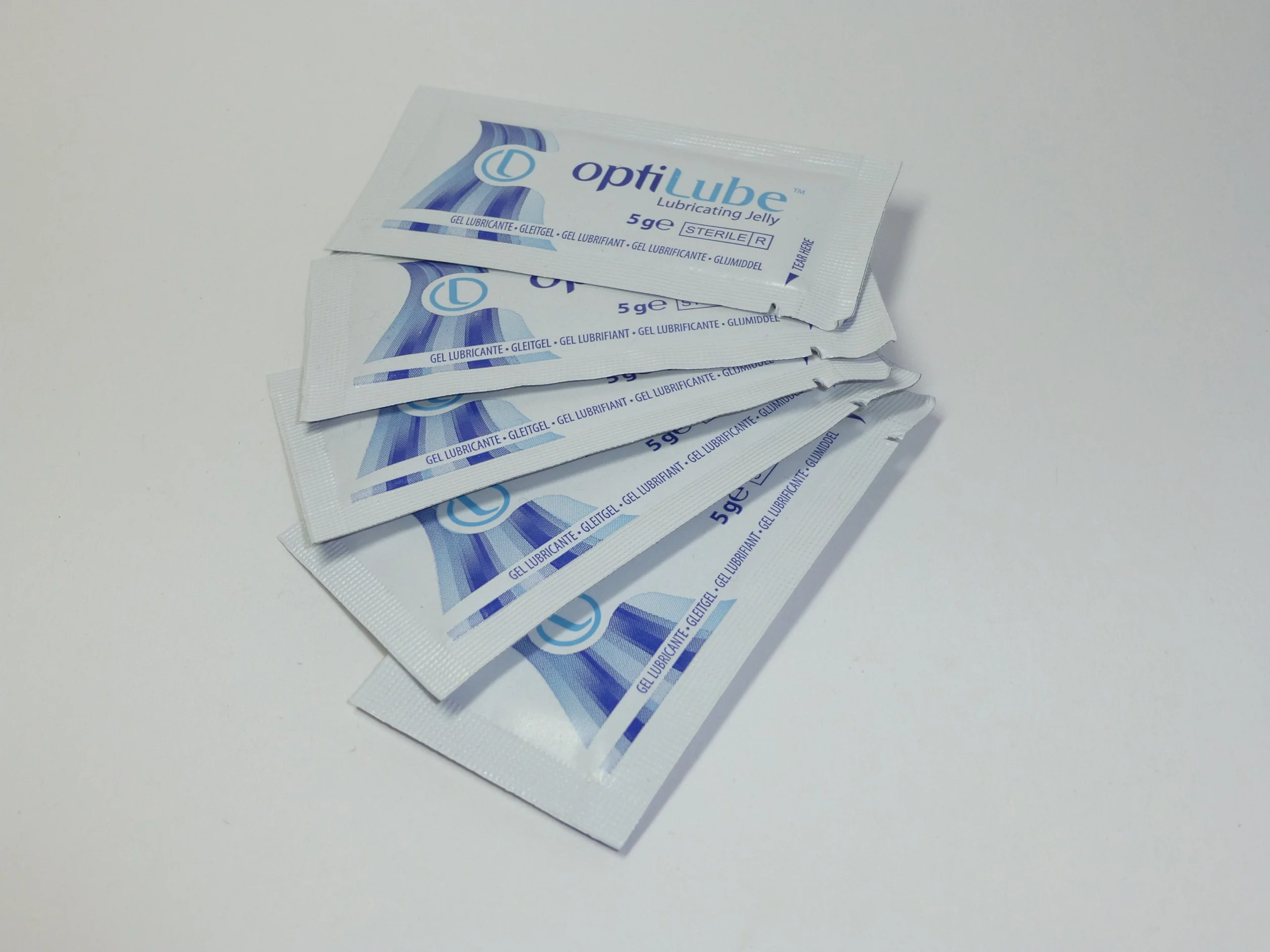 Optilube sterylny żel smarujący 5 g 5 sztuk przewód cewkowy