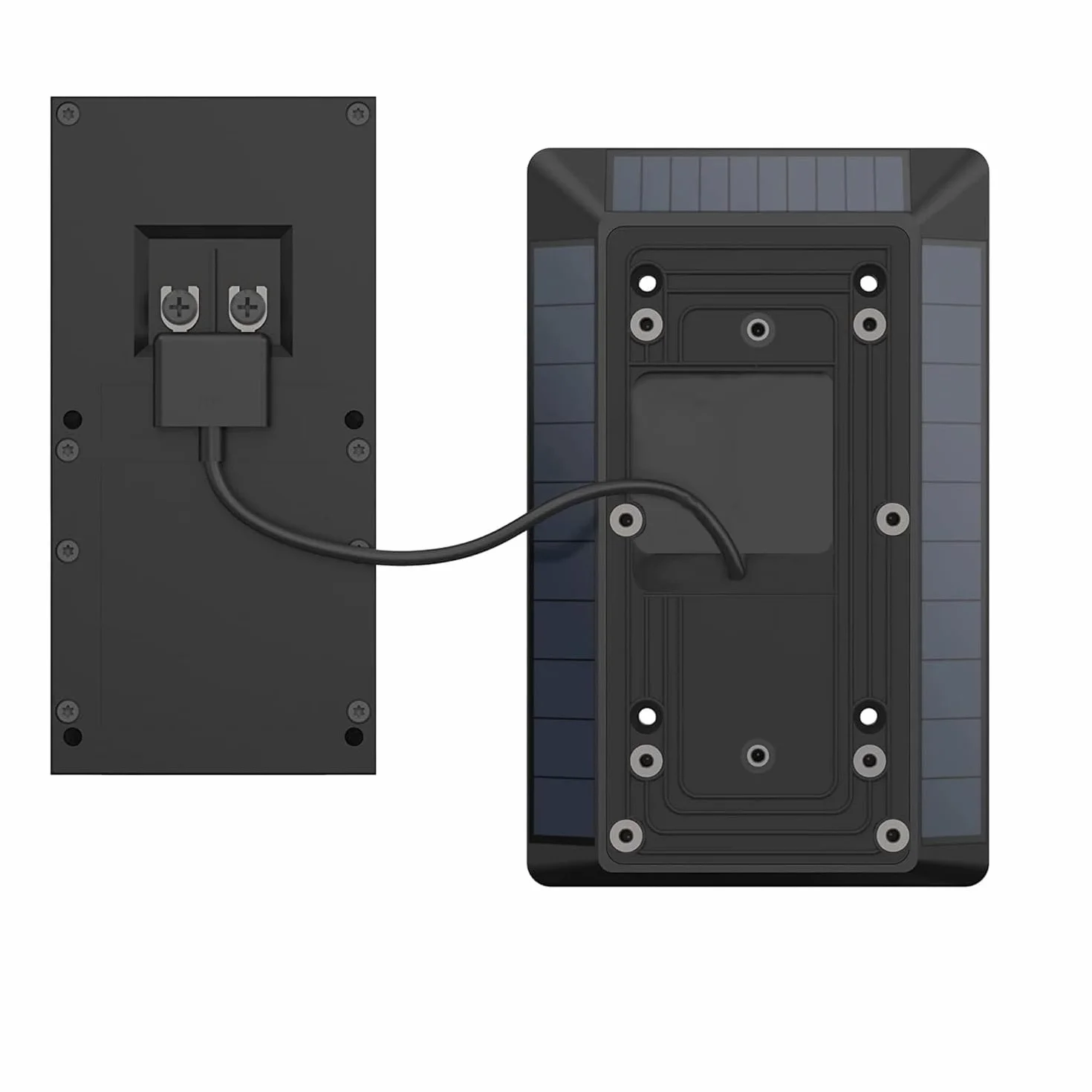 Ładowarka solarna kompatybilna z Ring Video Doorbell 3, Video Doorbell 3 Plus, Video Doorbell 4, Battery Doorbell Plus, Battery Doorbell Pro