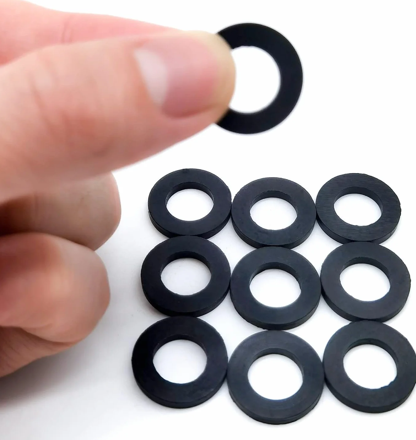 30 sztuk podkładek do węża prysznicowego, gumowe podkładki do węża prysznicowego 1/2" (1/2"), pierścień uszczelniający do głowicy prysznicowej i przyłącza kranu
