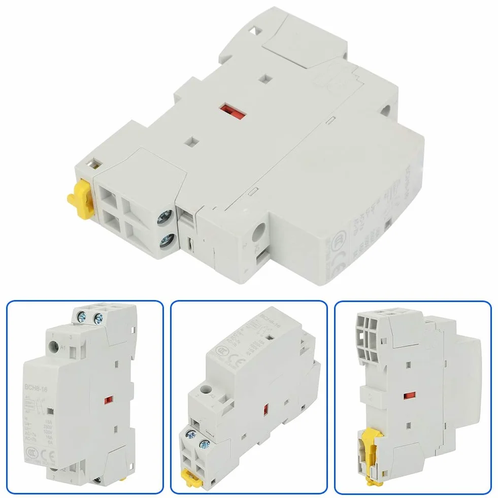 Stycznik AC 2P 16A 220V/230V HZ do Montażu na Szynie DIN