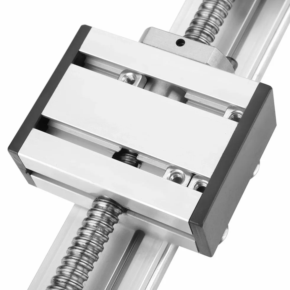 Śruba kulowa liniowa 1204 z silnikiem krokowym 100 mm skok