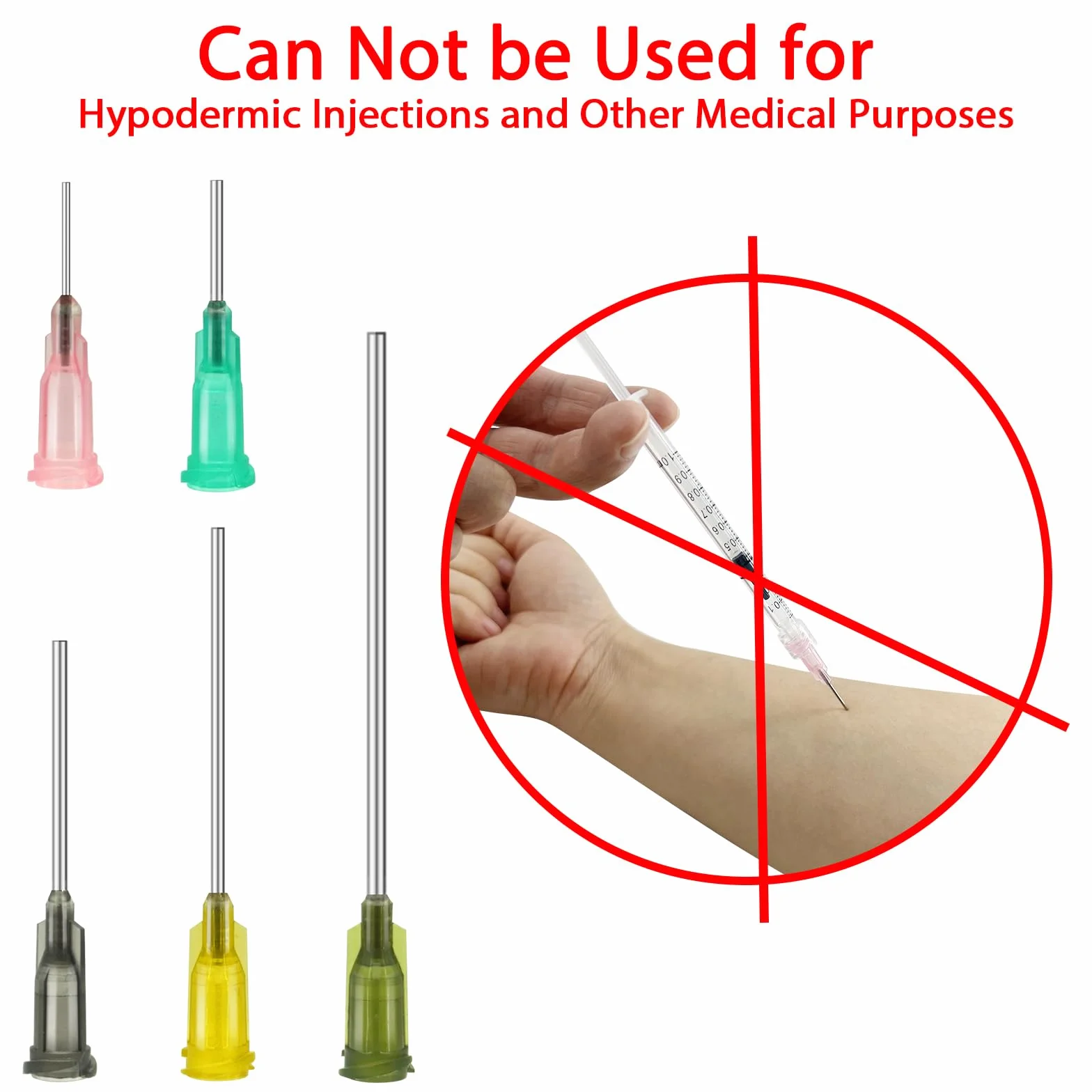 TRUEIN Strzykawki z tępymi igłami, 12 sztuk, 1 ml, 5 ml, 10 ml, 20 ml, zestaw strzykawek z tępymi igłami, 14 Ga 15 Ga 16 Ga 18 Ga 20 Ga tępe igły i nasadki, strzykawka z tworzywa sztucznego do