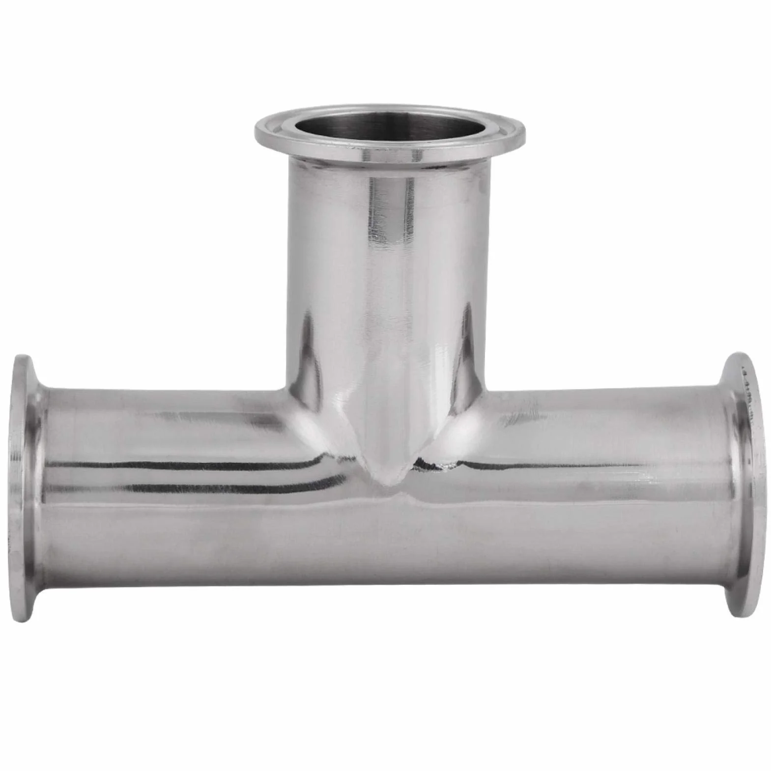 Trójnik zaciskowy 3-drożny ze stali nierdzewnej 38 × 1,5 mm Tri-Clamp