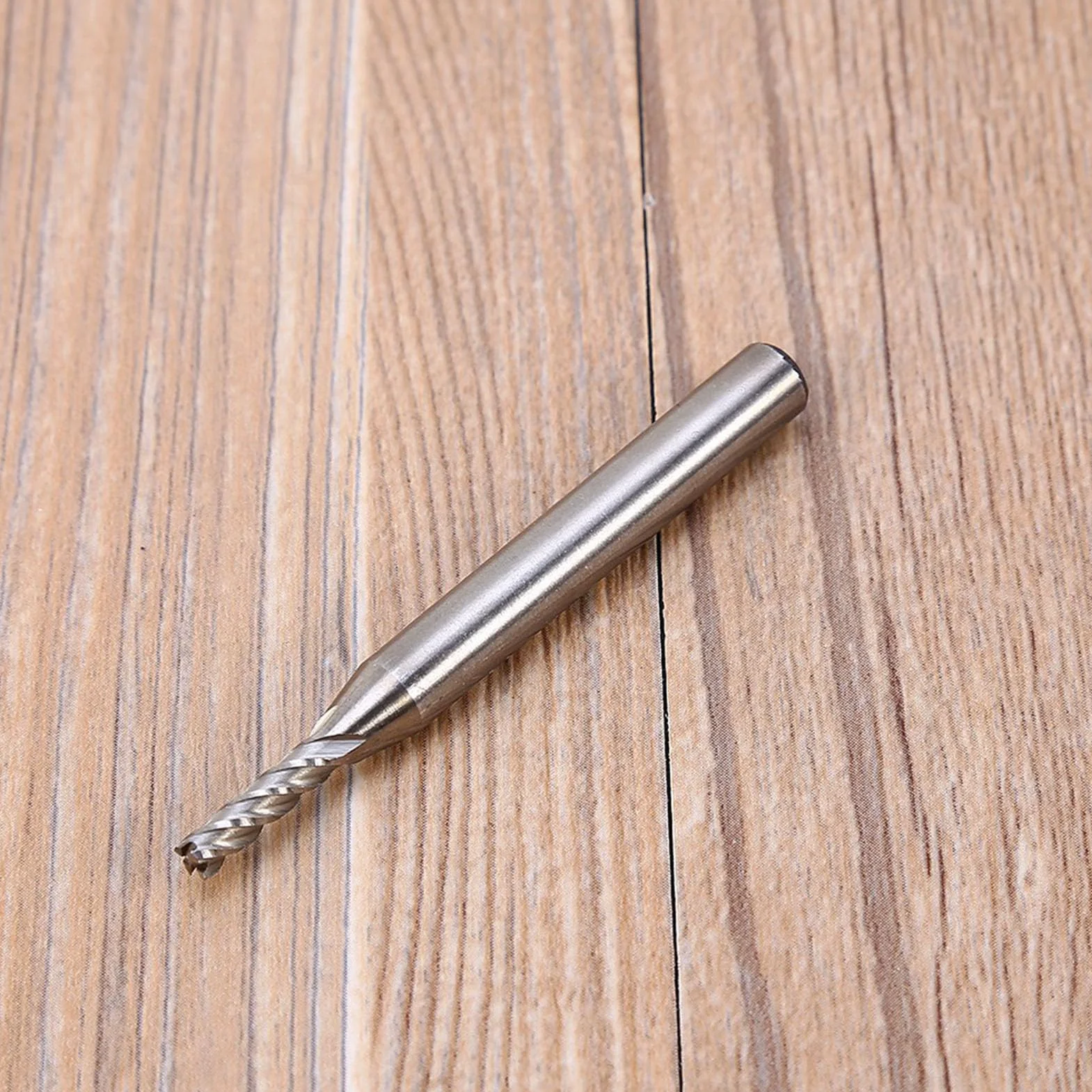 Frez HSS CNC 4-fletowy 1/4" 1/8" prosty trzpień 4 mm do stali szybkotnącej