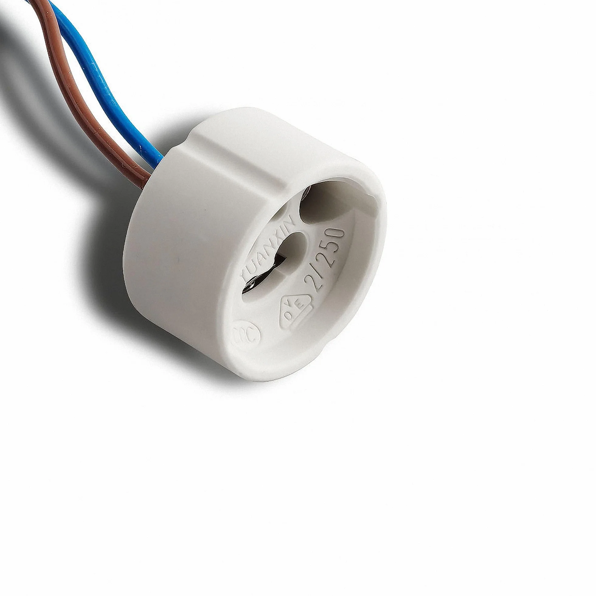 Mextronic Podstawa lampy halogenowej GU10 oprawa VDE 190-230 V 10 szt.