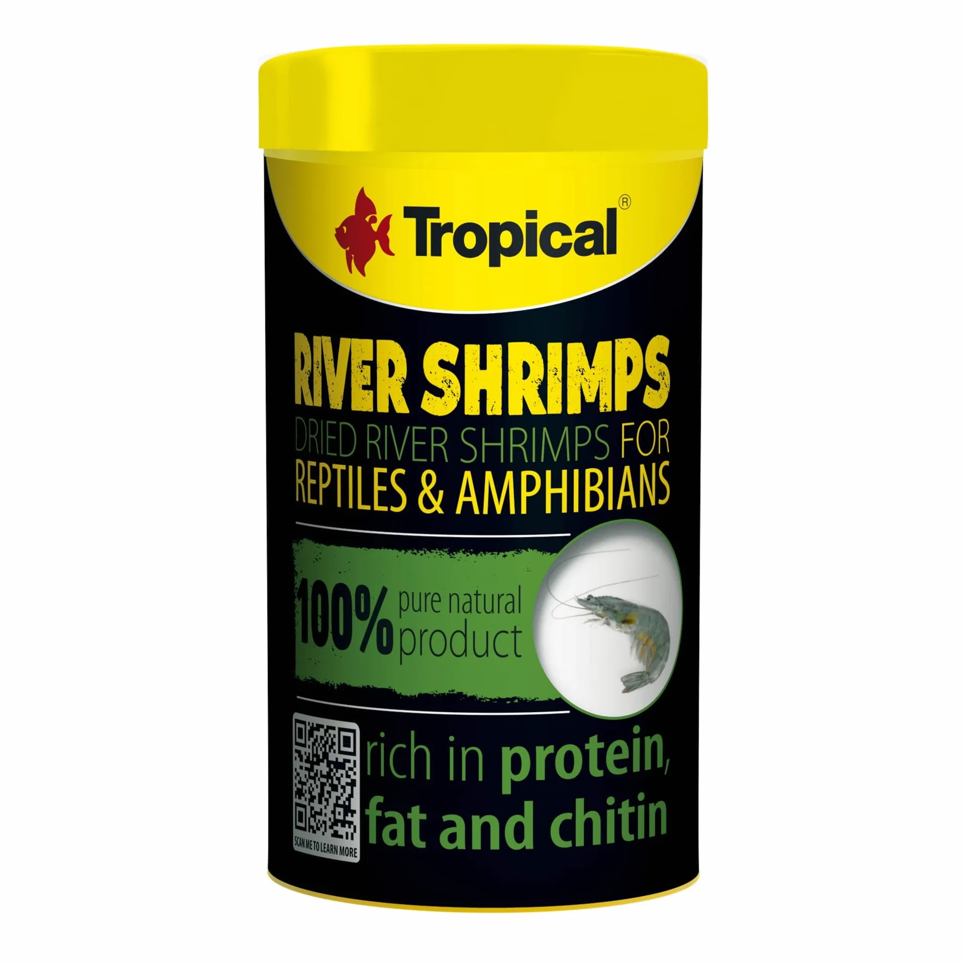 Suszone krewetki rzeczne dla gadów i płazów RIVER SHRIMPS 100ML/16G