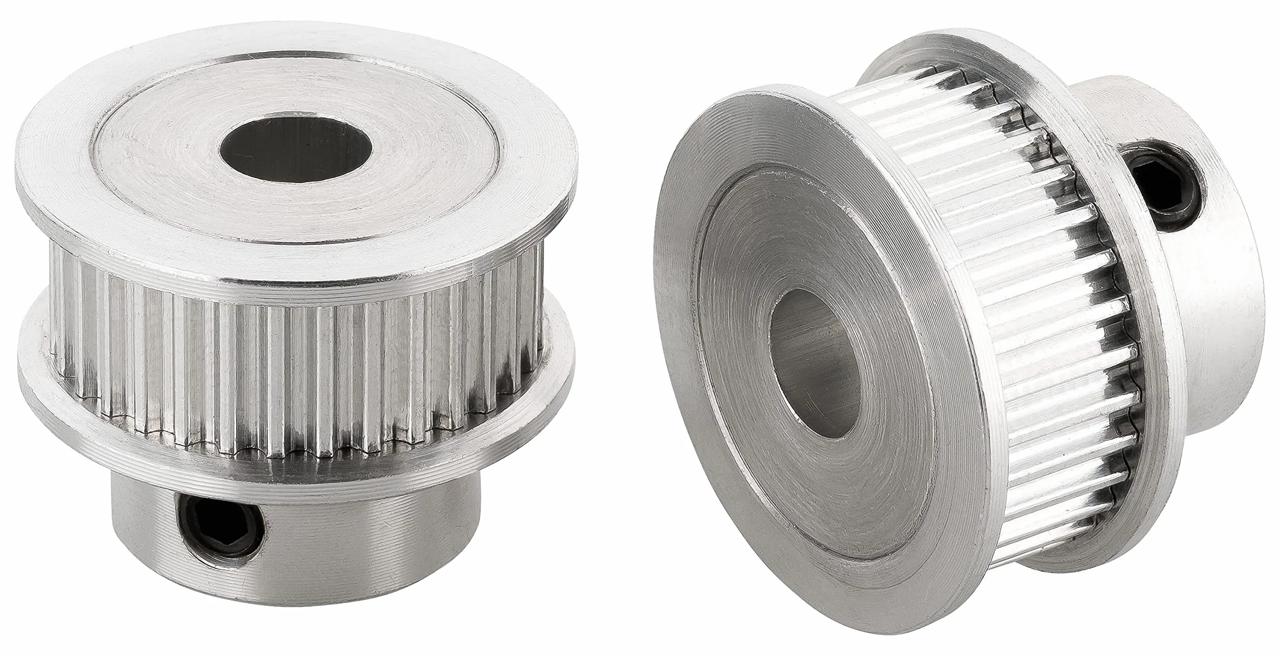 2 x GT2 koła pasowe / napęd pulley - 18 zębów - średnica otworu: 5 mm - szerokość paska: 6 mm (GT2-6 · 18T · Ø5)