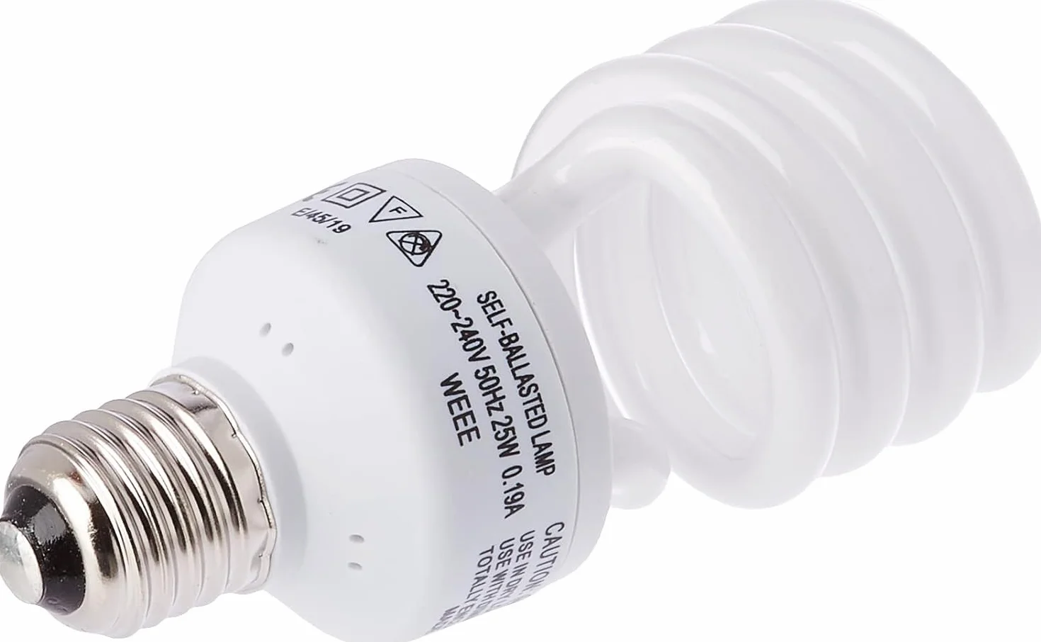 Exo Terra Natural Light, pełne spektrum światła dziennego, kompaktowa lampa UVB z idealnym spektrum światła dziennego dla wszystkich gadów i płazów, 25 W, oprawa E27