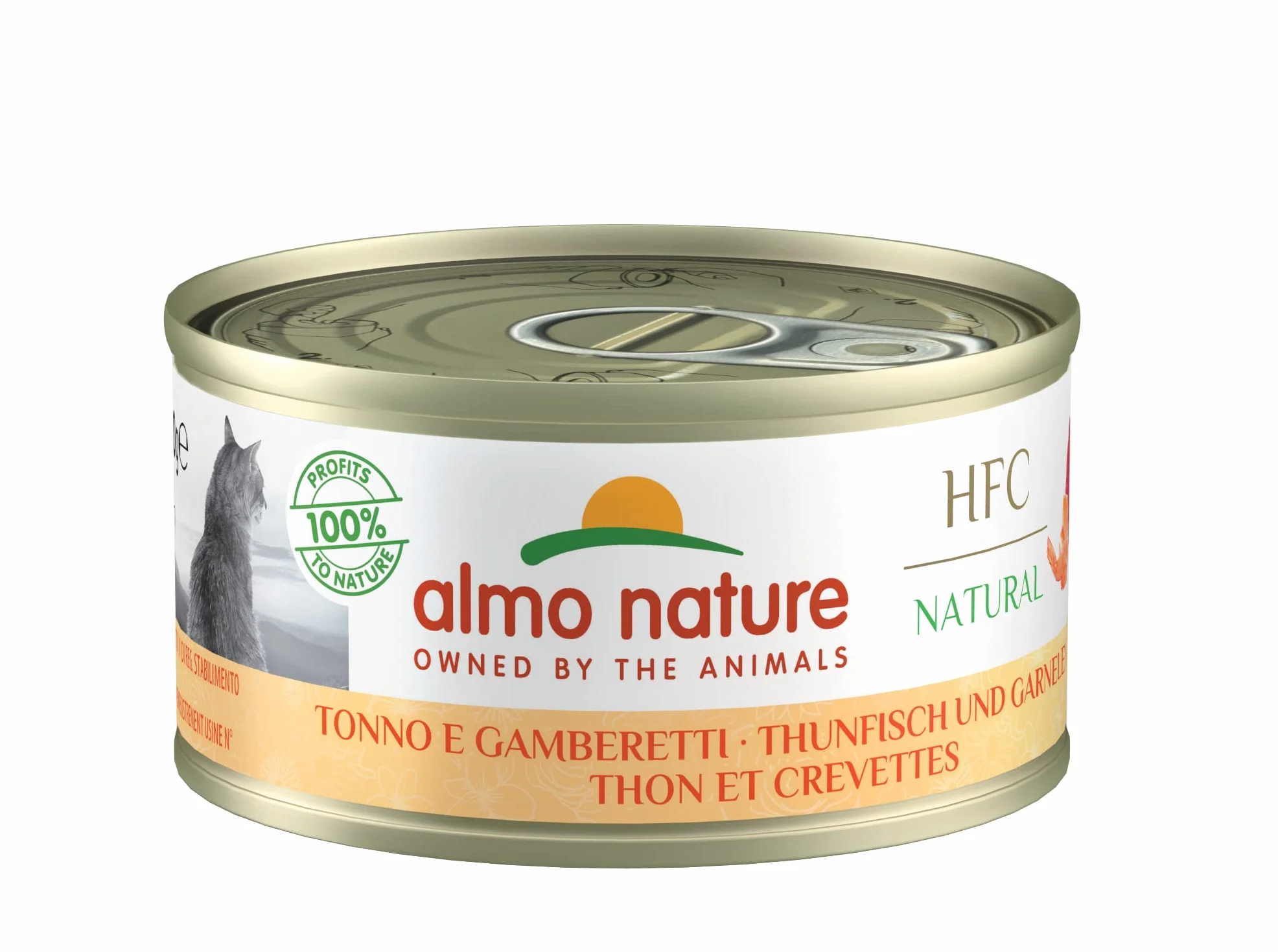 Almo Nature Hfc Natural Karma dla Kotów, Owoce Morza/Tuńczyk, 24 x 70 g