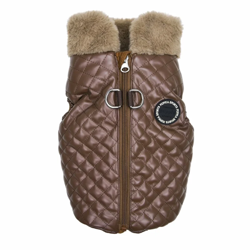 DIA QUILTED VEST JUMPER Płaszcz dla psa Brązowy L