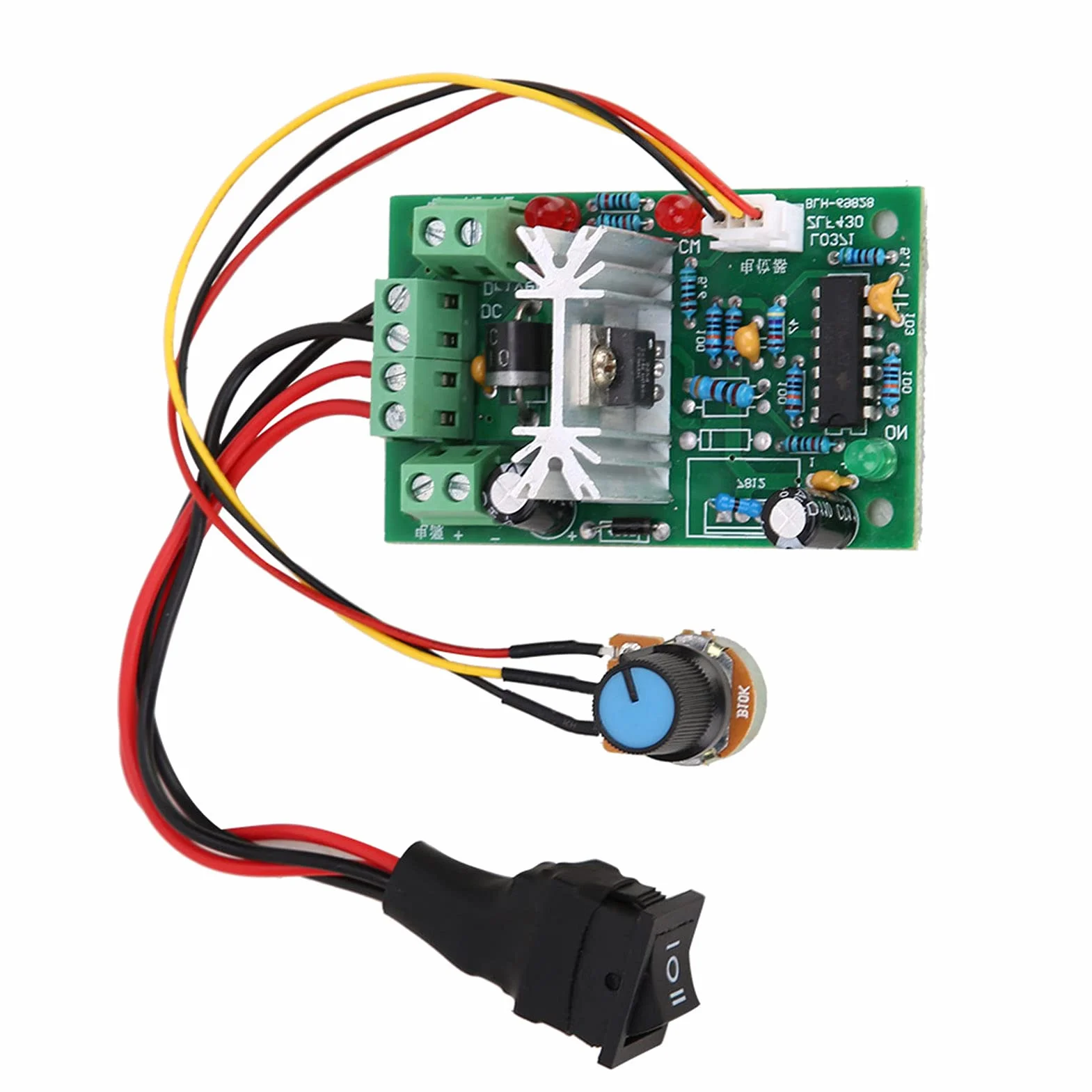 Regulator prędkości silnika prądu stałego PWM 5-30 V 6A 150 W odwracalny